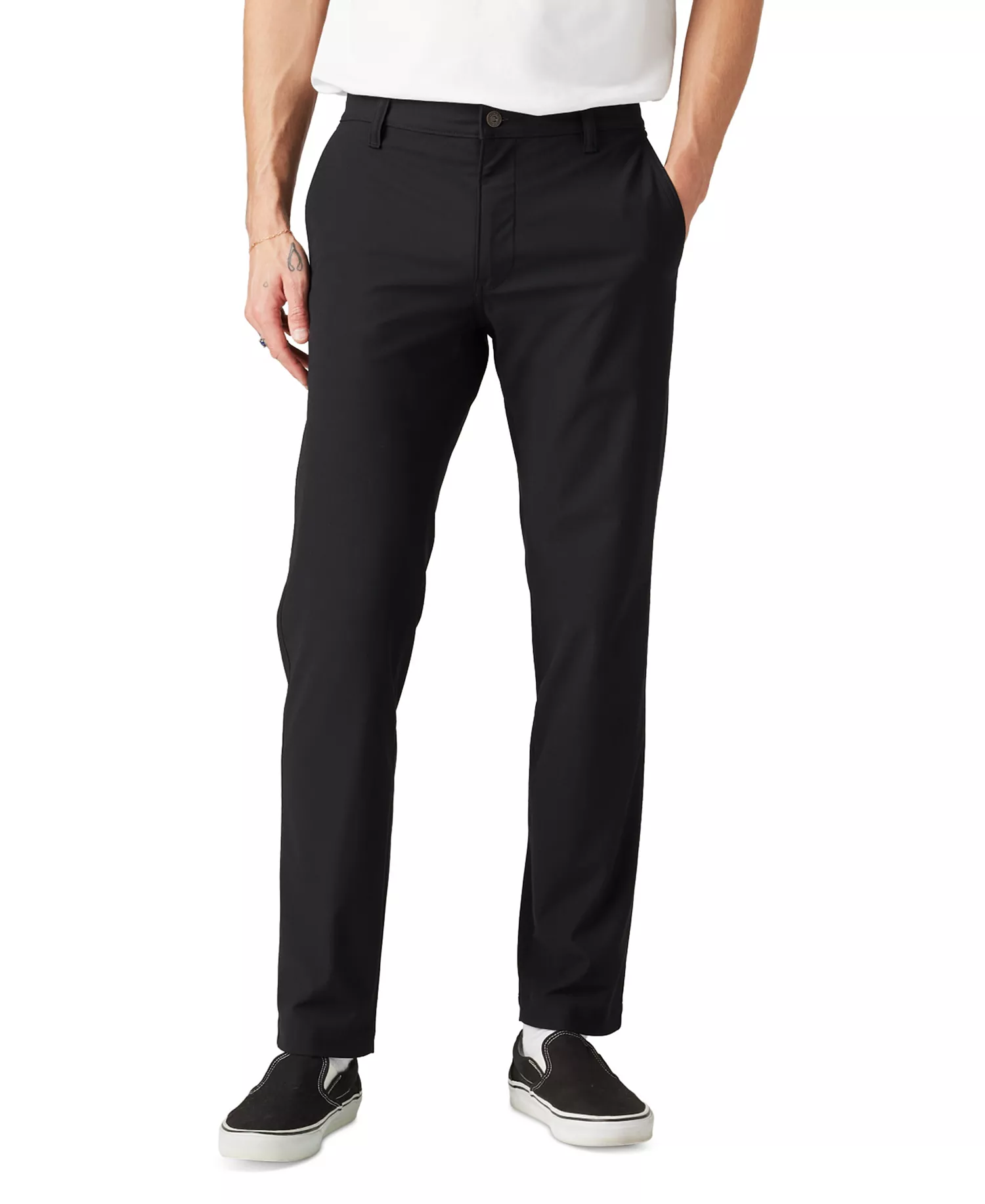 Men's XX Standard Tapered Fit Flex-Tech Chino Pants - Black Boot - 28 - 30