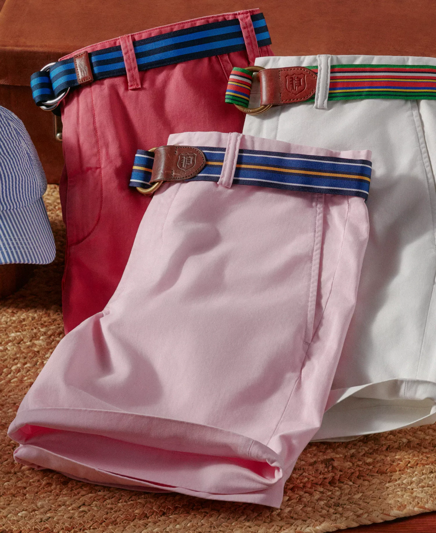 9-Inch Stretch Classic Fit Chino Short - Carmel Pink - 28