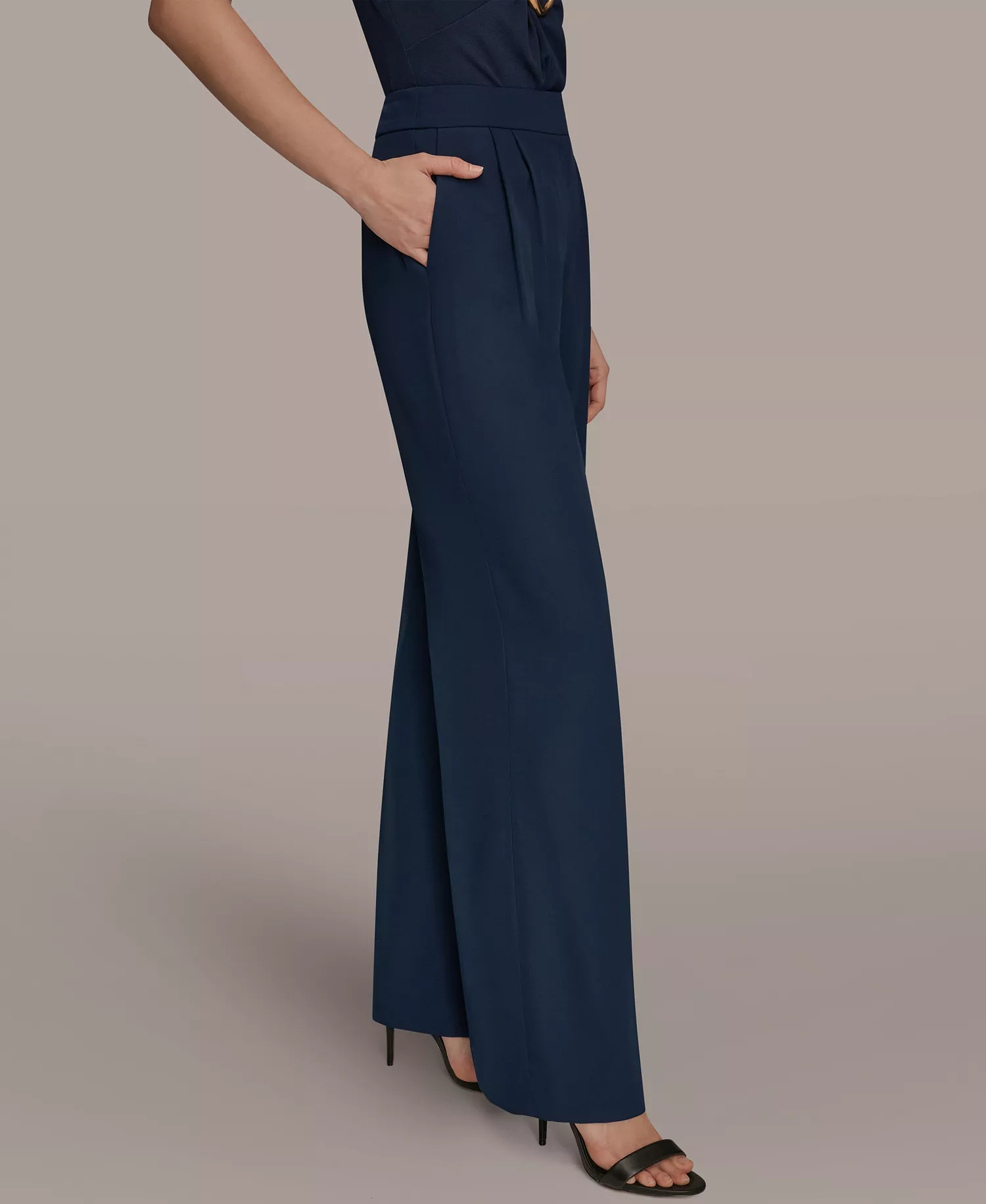 Women's High-Waist Mid Rise Pants - Nightfall - 0