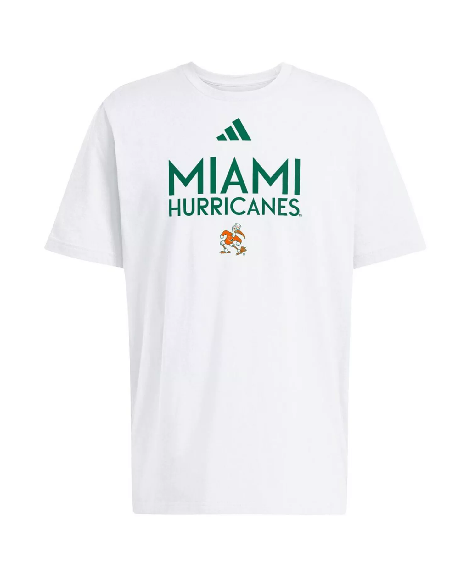 Men's White Miami Hurricanes Locker Wordmark T-Shirt - White - 2XL