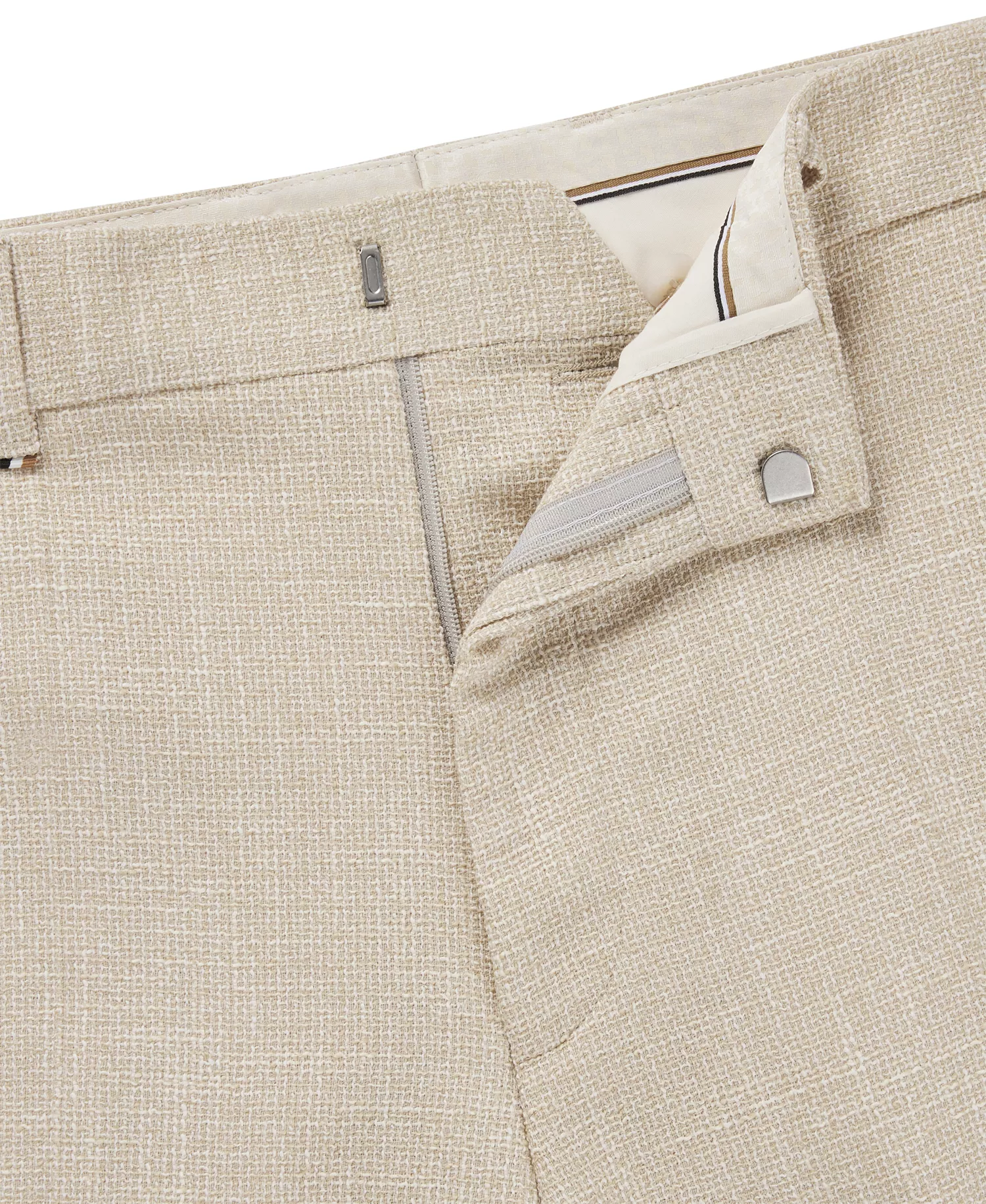 Men's Stretch Tweed Formal 8" Shorts - Open Beige - 30R