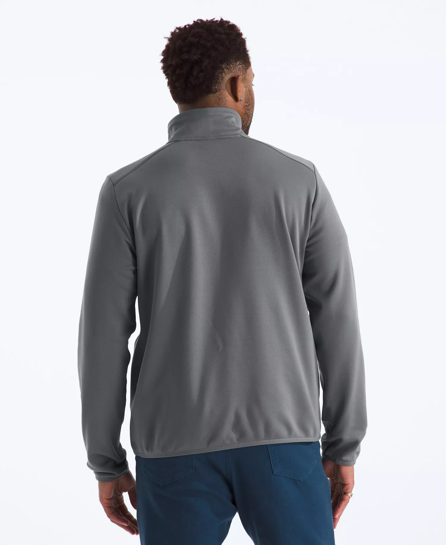 Men's TNF Performance Quarter-Zip Jacket - Smoked Pearl - 2XL