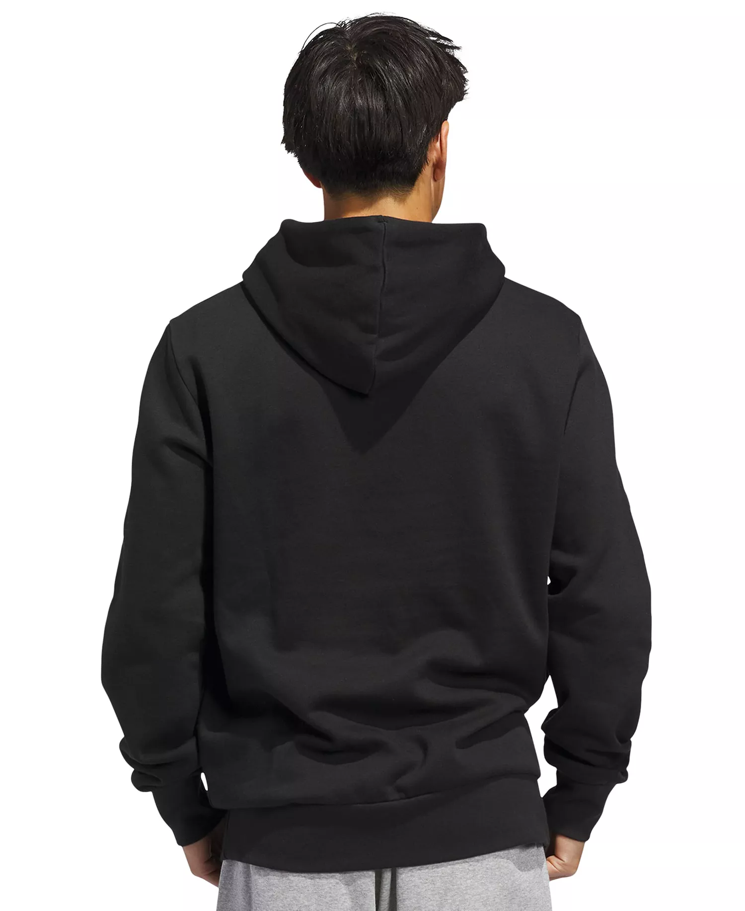 Men's Graphic Big Logo Sportswear Hoodie - Black - 2XL