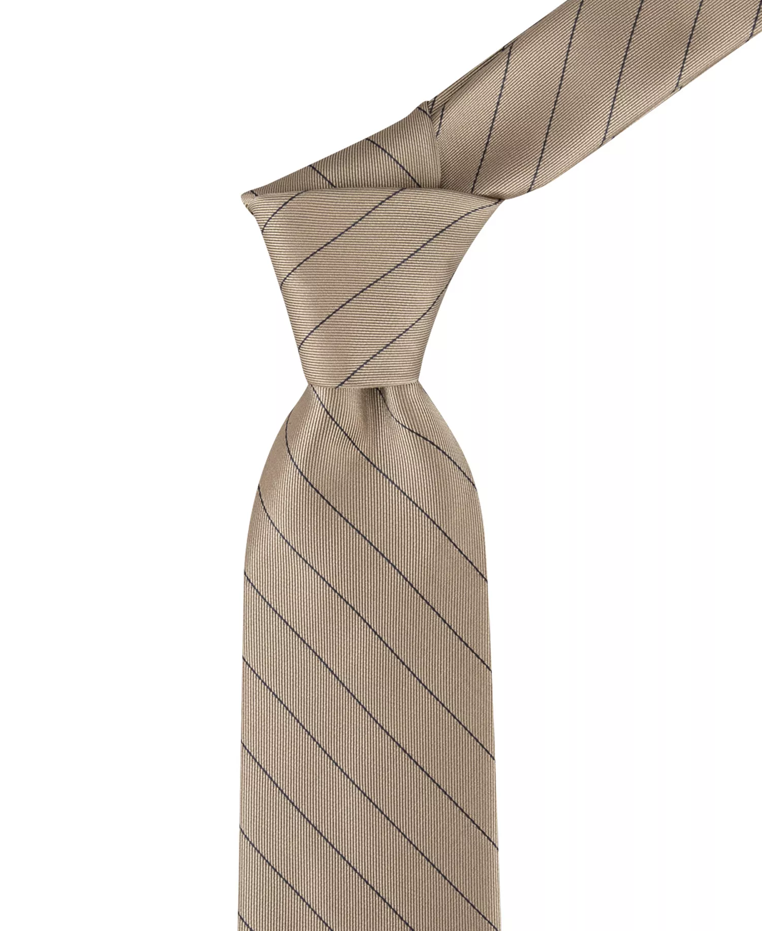 Men's Hallie Pin Stripe Tie - Taupe - ONE SIZE