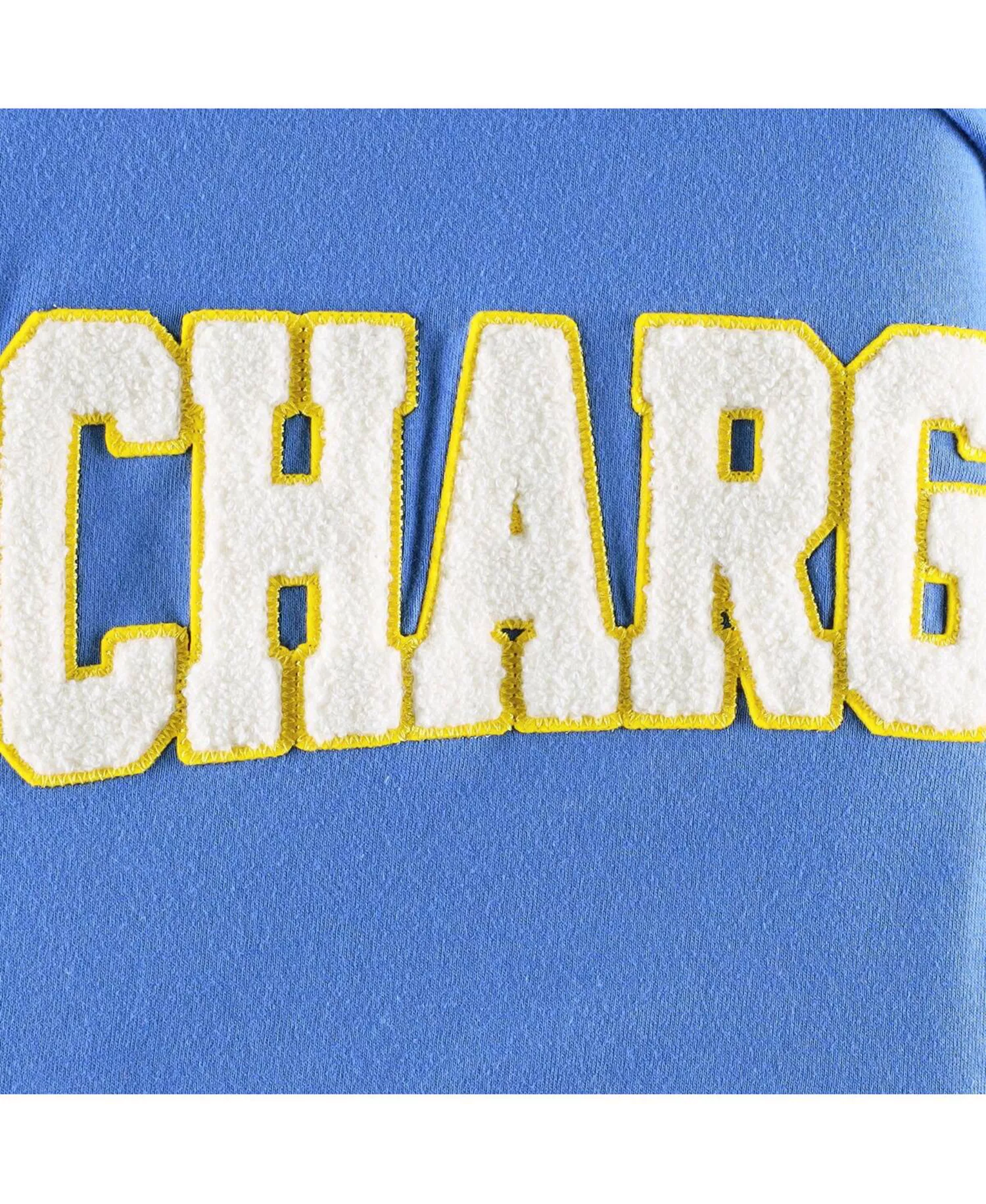 Men's Powder Blue, White Los Angeles Chargers Alex Long Sleeve Hoodie T-shirt - Powder Blue, White - 2XL