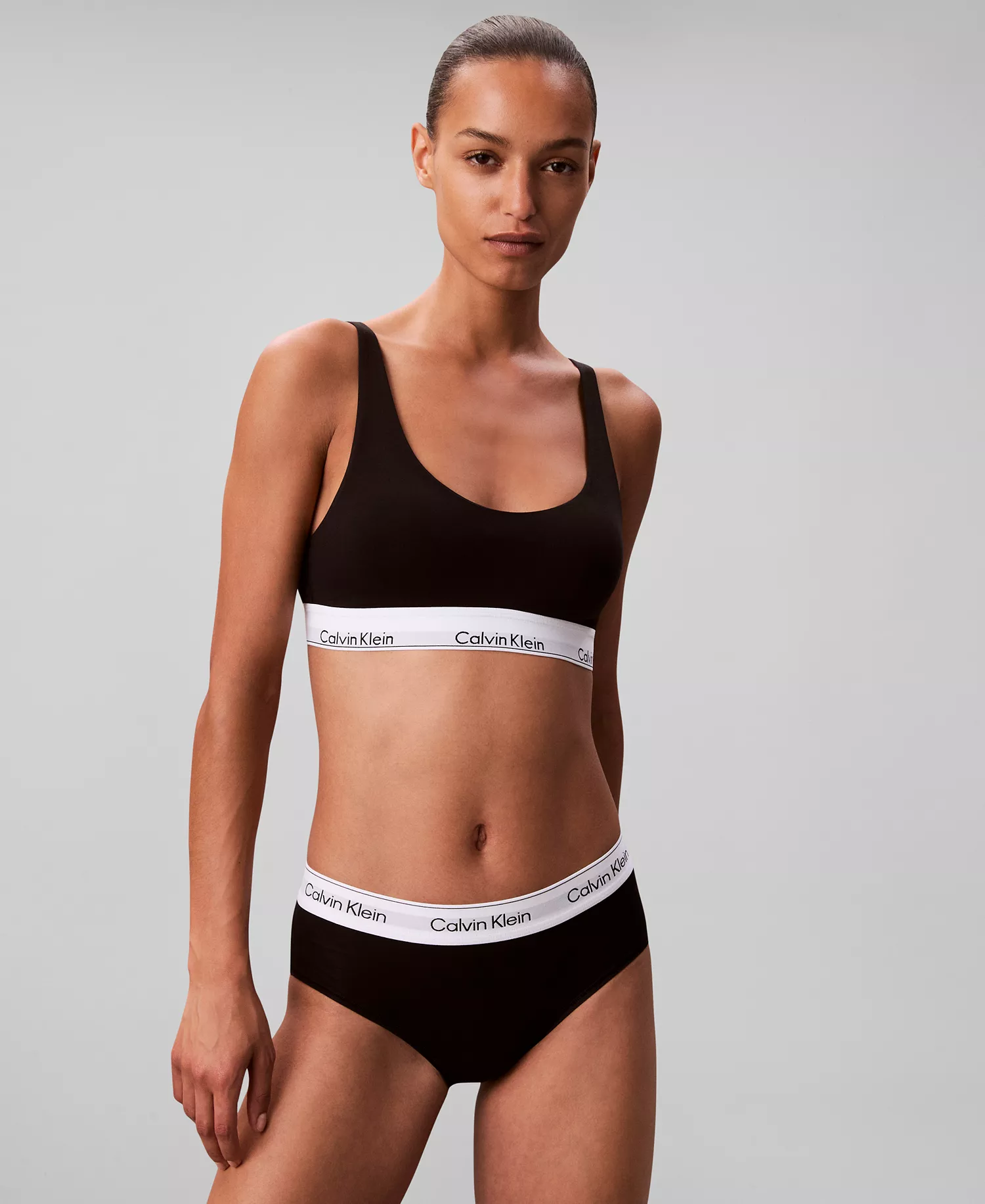 Women's Flexible-Fit Full-Coverage Bralette QF8503 - Black - L