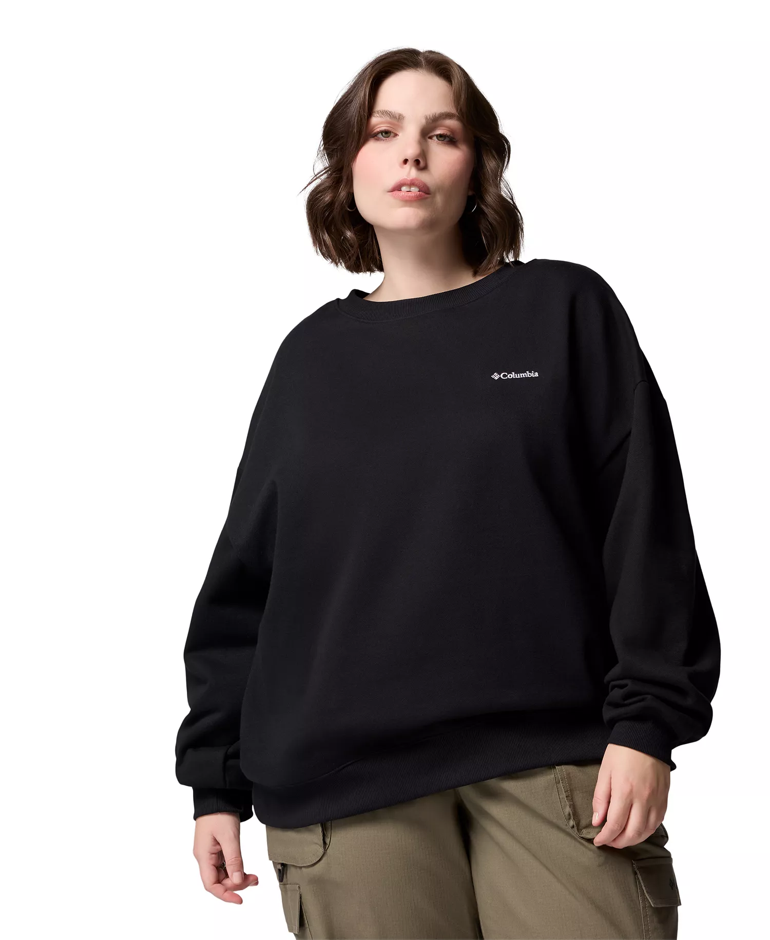 Plus Size Aldermore Crewneck Sweatshirt - Black - 1X - Plus
