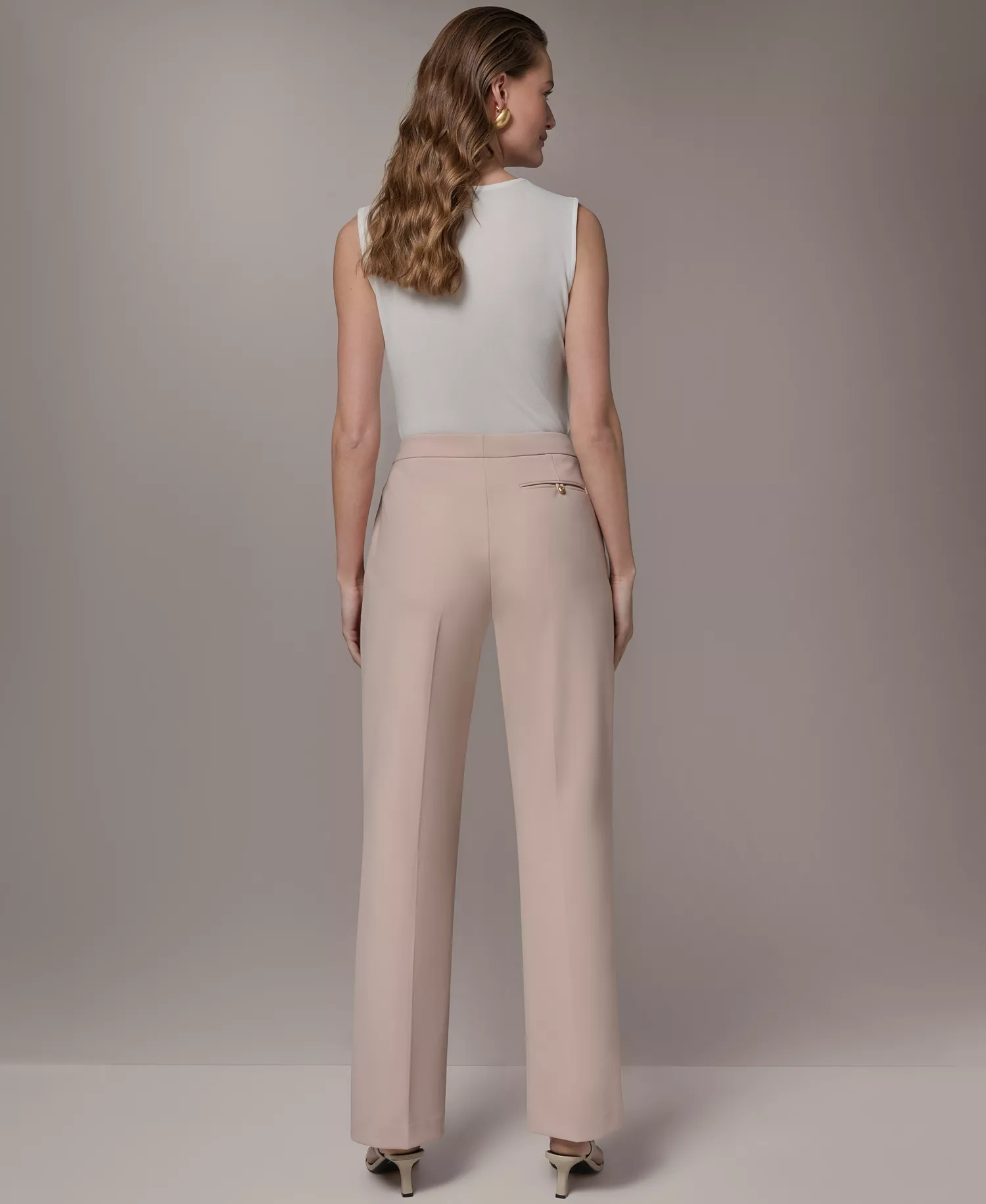 Women's Straight Leg Pants - Snow Petal - 0
