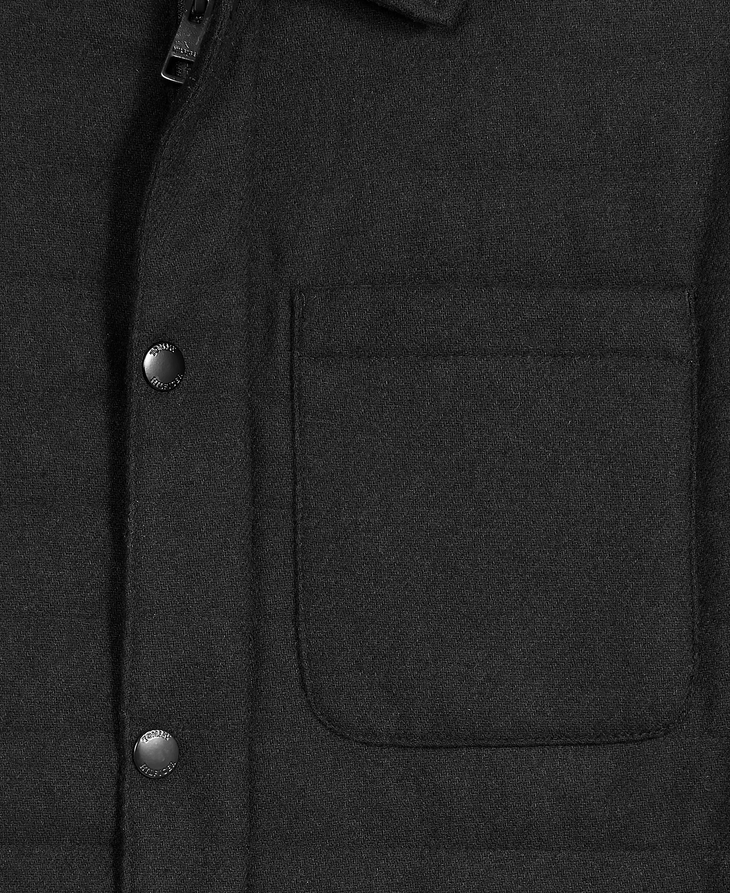 Men's Quilted Shirt Jacket - Black - 2XL