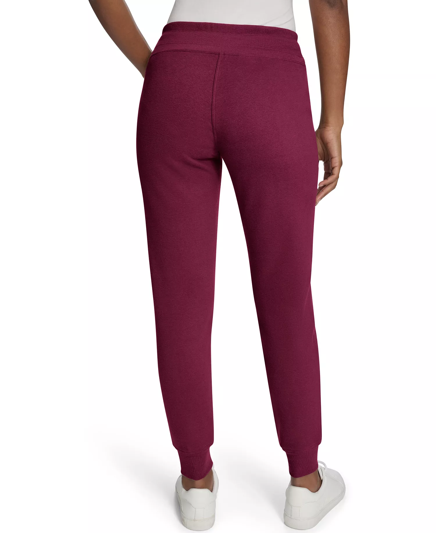 Women's Relaxed Fit Jogger Sweatpants - Berry Glaze - L