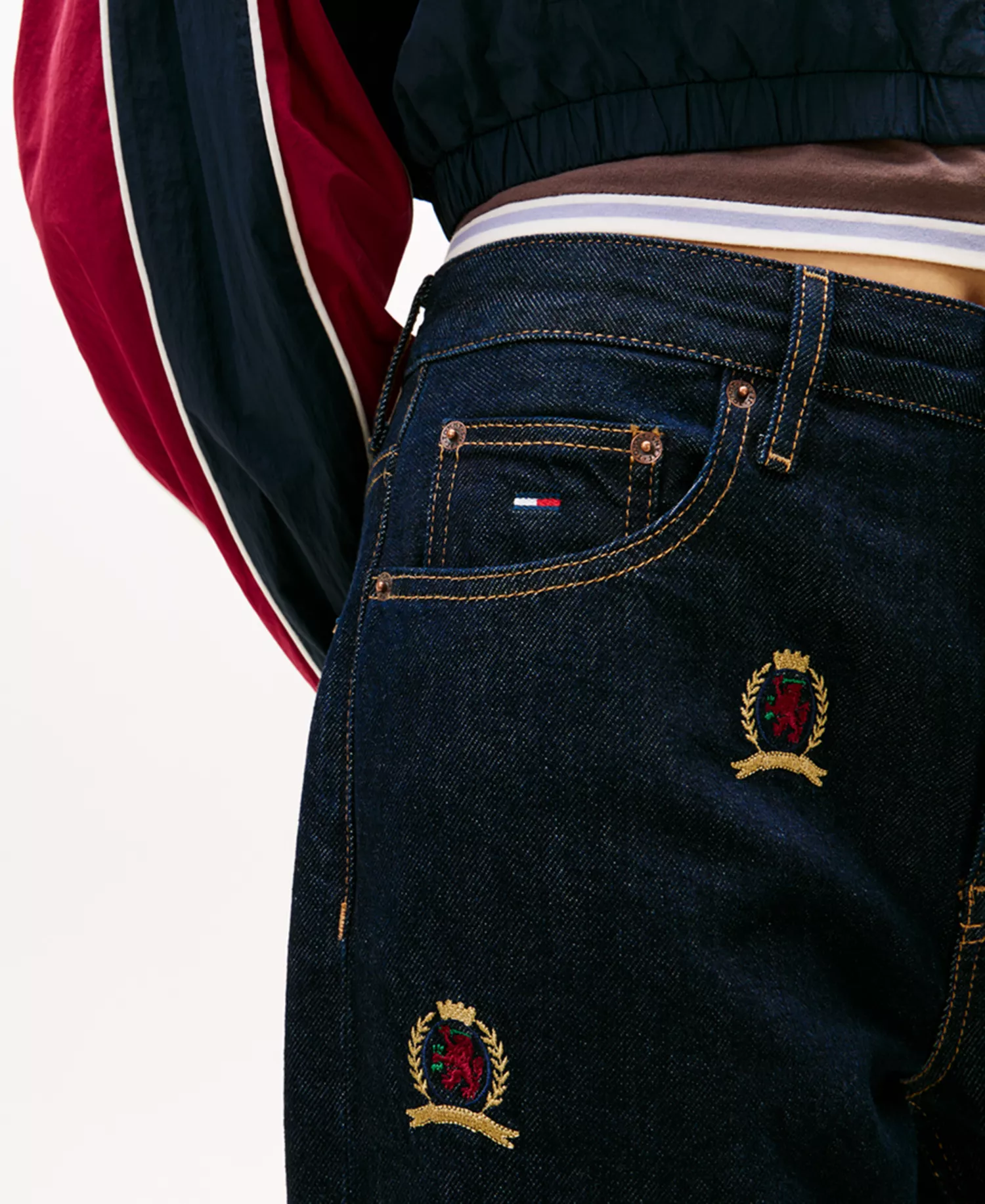 Women's Mia Mid Rise Straight Jeans - Denim Dark - 24x30