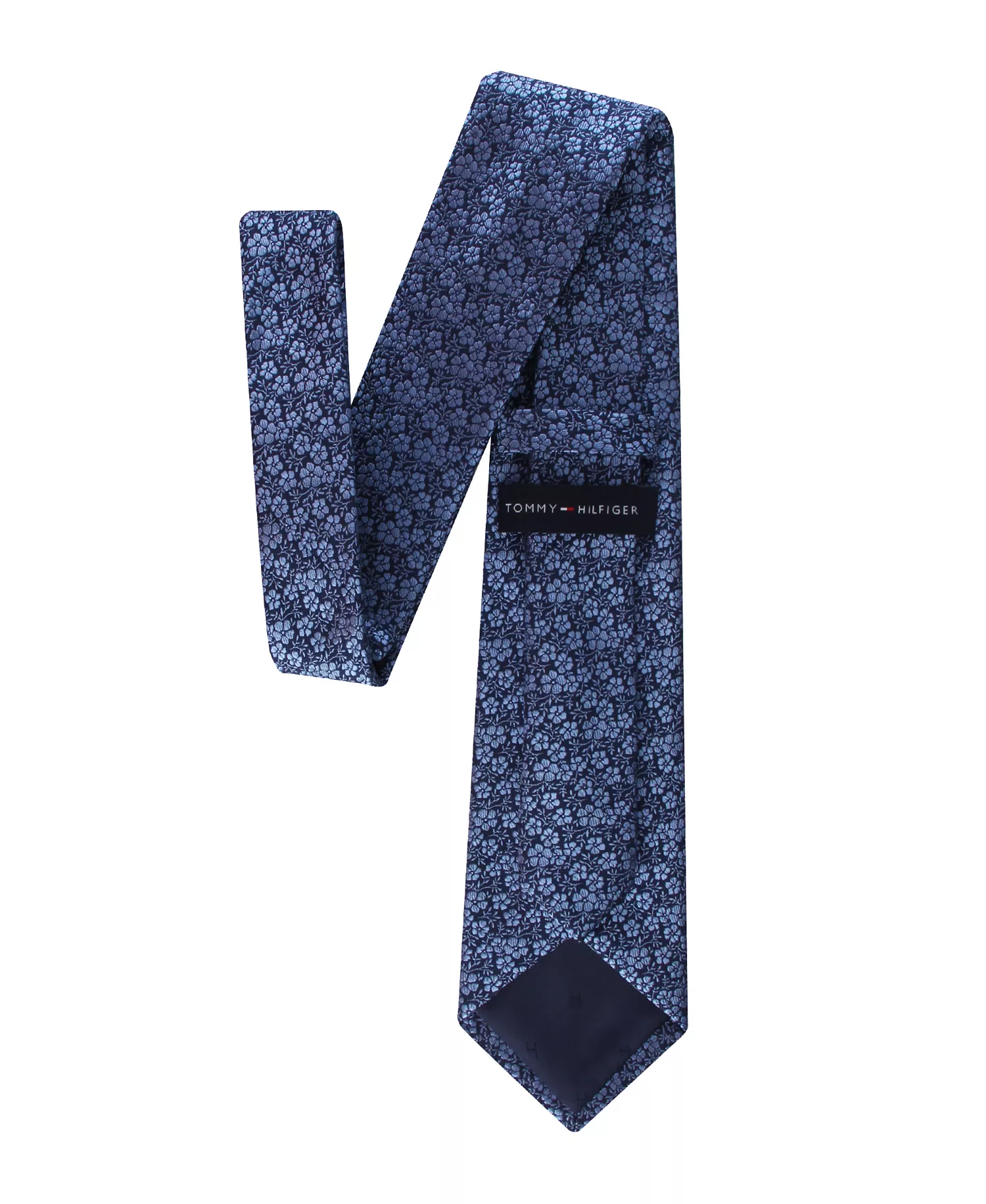 Men's Bartelt Floral Pattern Tie - Navy - ONE SIZE