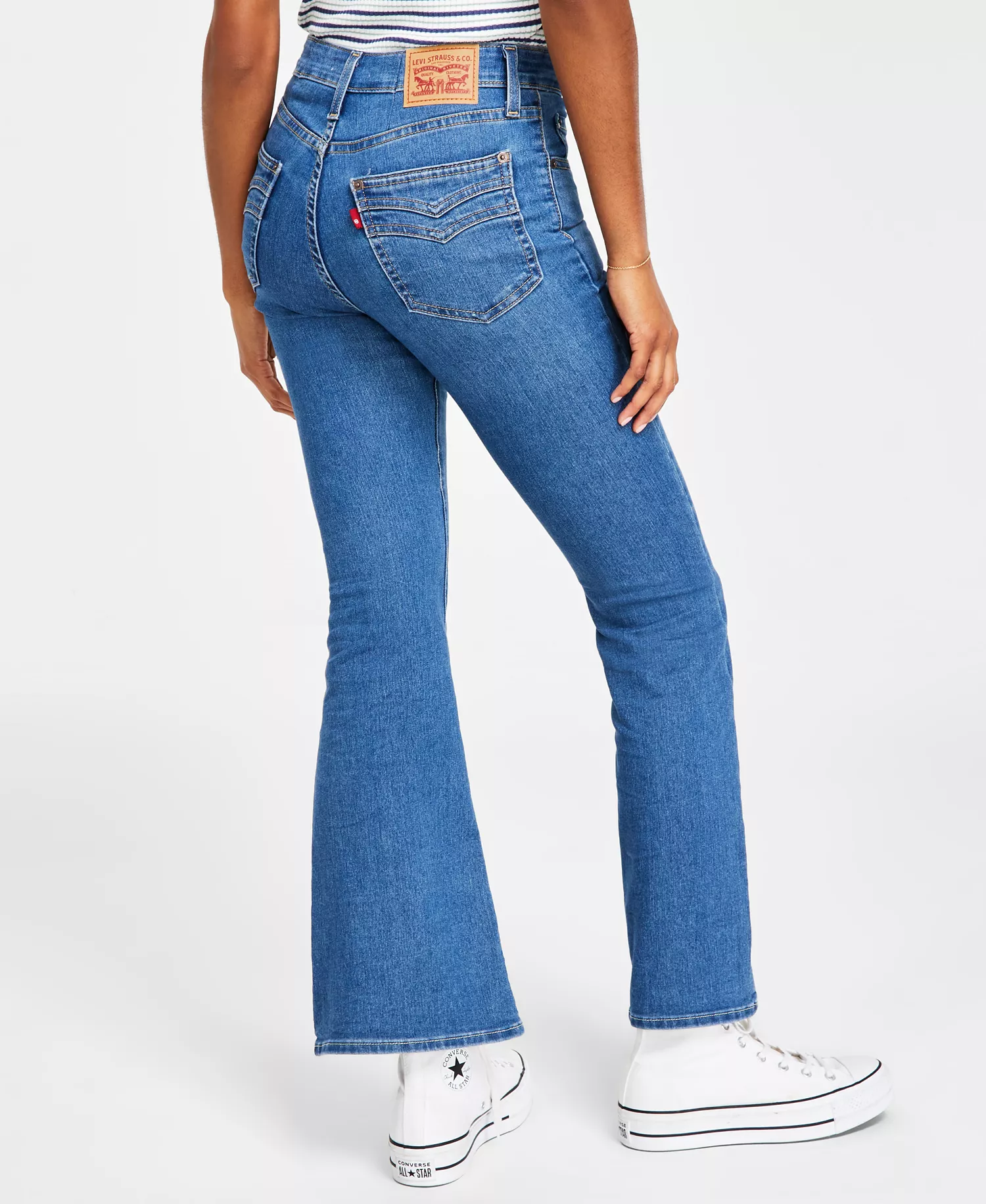 Women's 726 Flare Split-Hem Jeans - Everyones A Winner - 24
