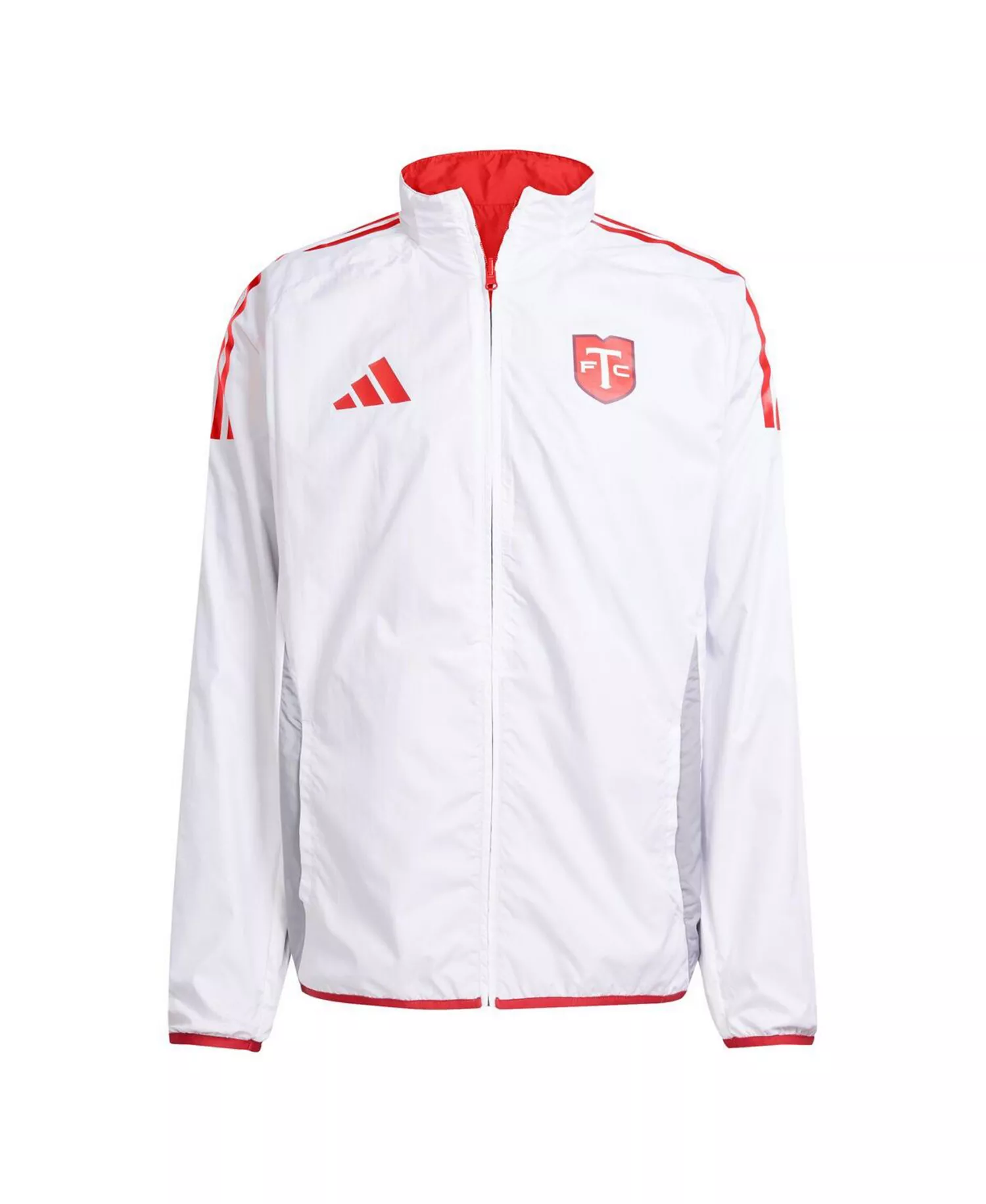 Men's Red/White Toronto FC 2025 Anthem Reversible Full-Zip Jacket - Red, White - L
