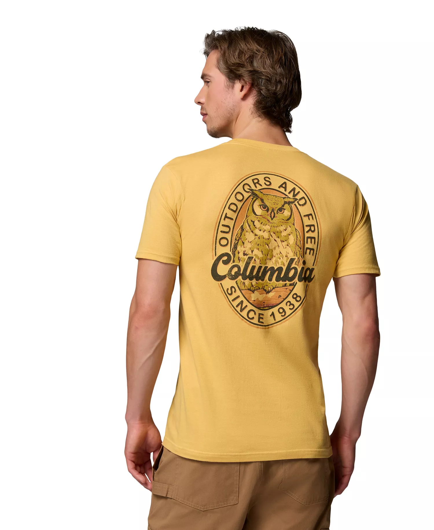 Men's Midnighter Graphic T-Shirt - MUSTARD - L