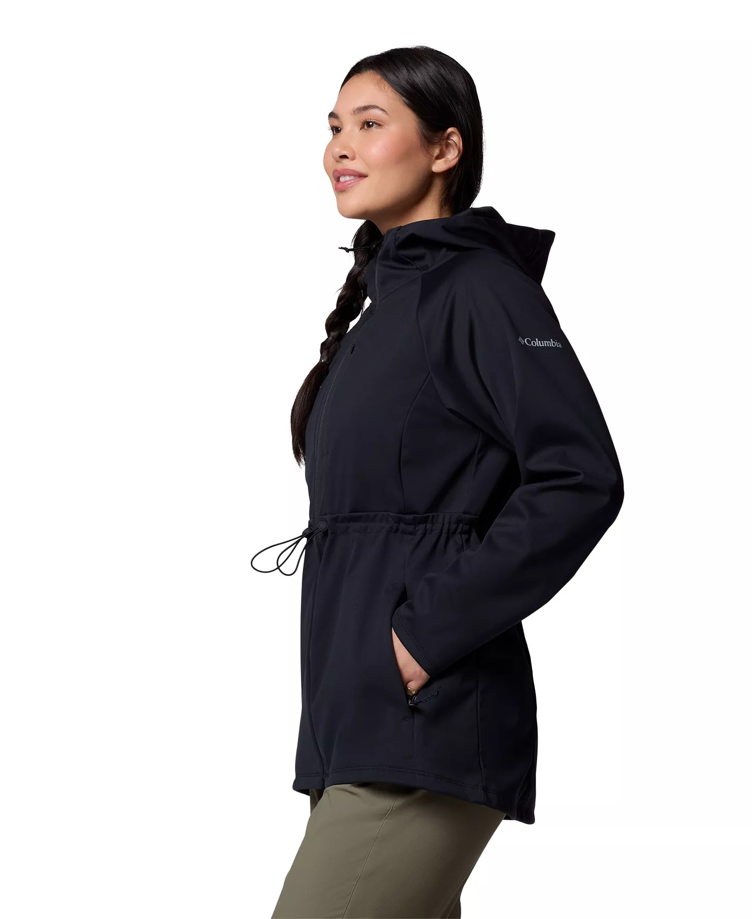 Women's Flora Park II Softshell Jacket - Black - L