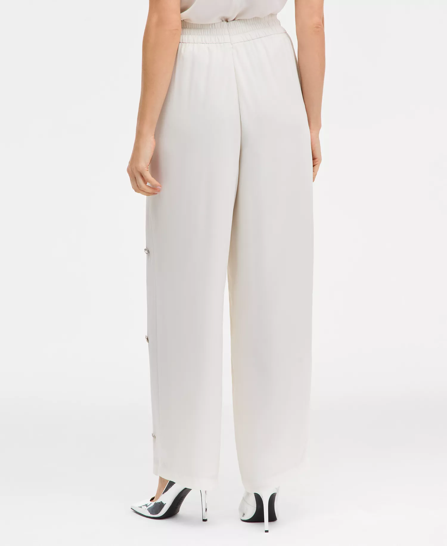 Women's Embellished Drawstring Pants, Macy's Exclusive - Vintage Cr - M