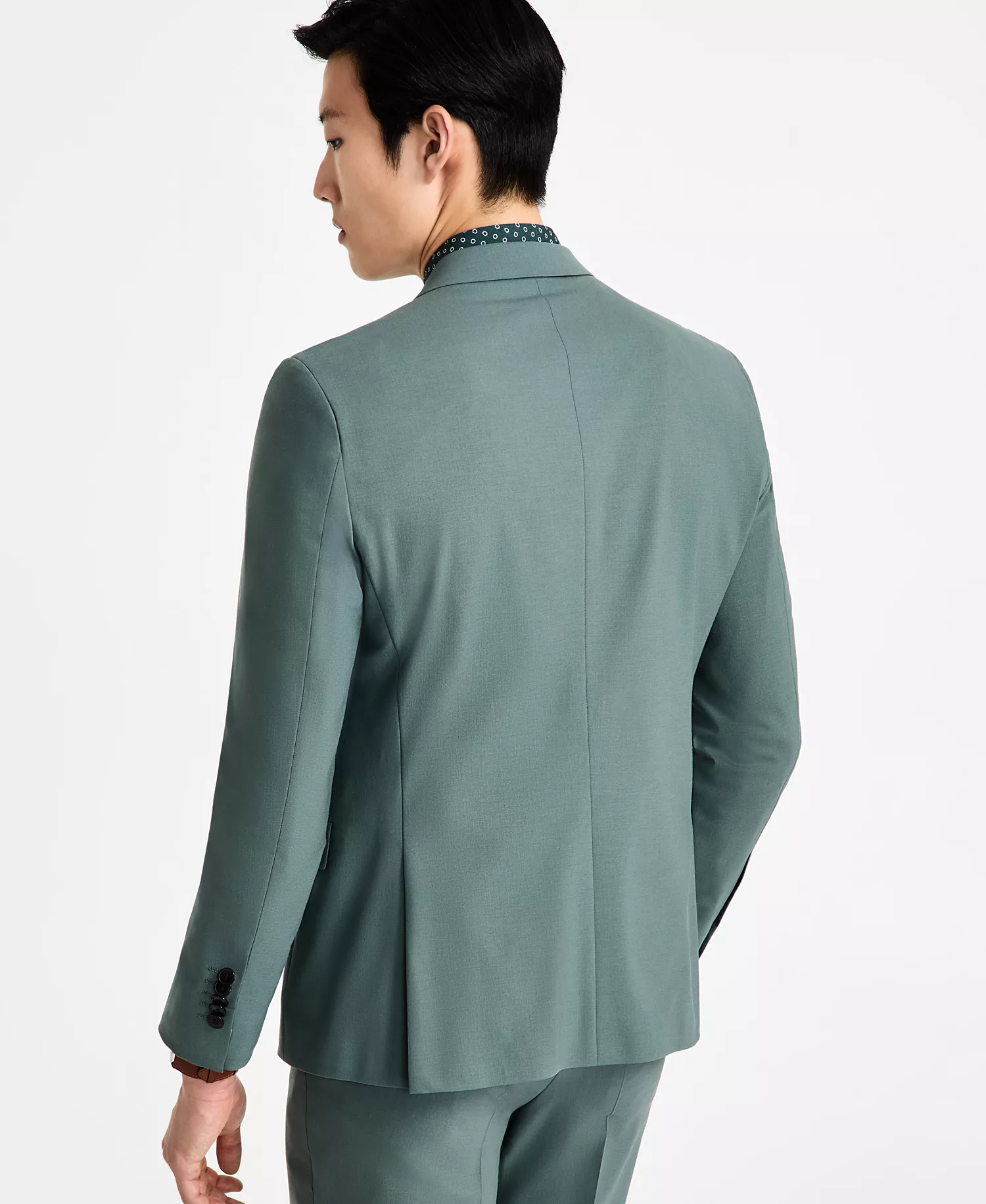 Men's Modern-Fit Wool Blend Suit Separate  - Open Green - 36R