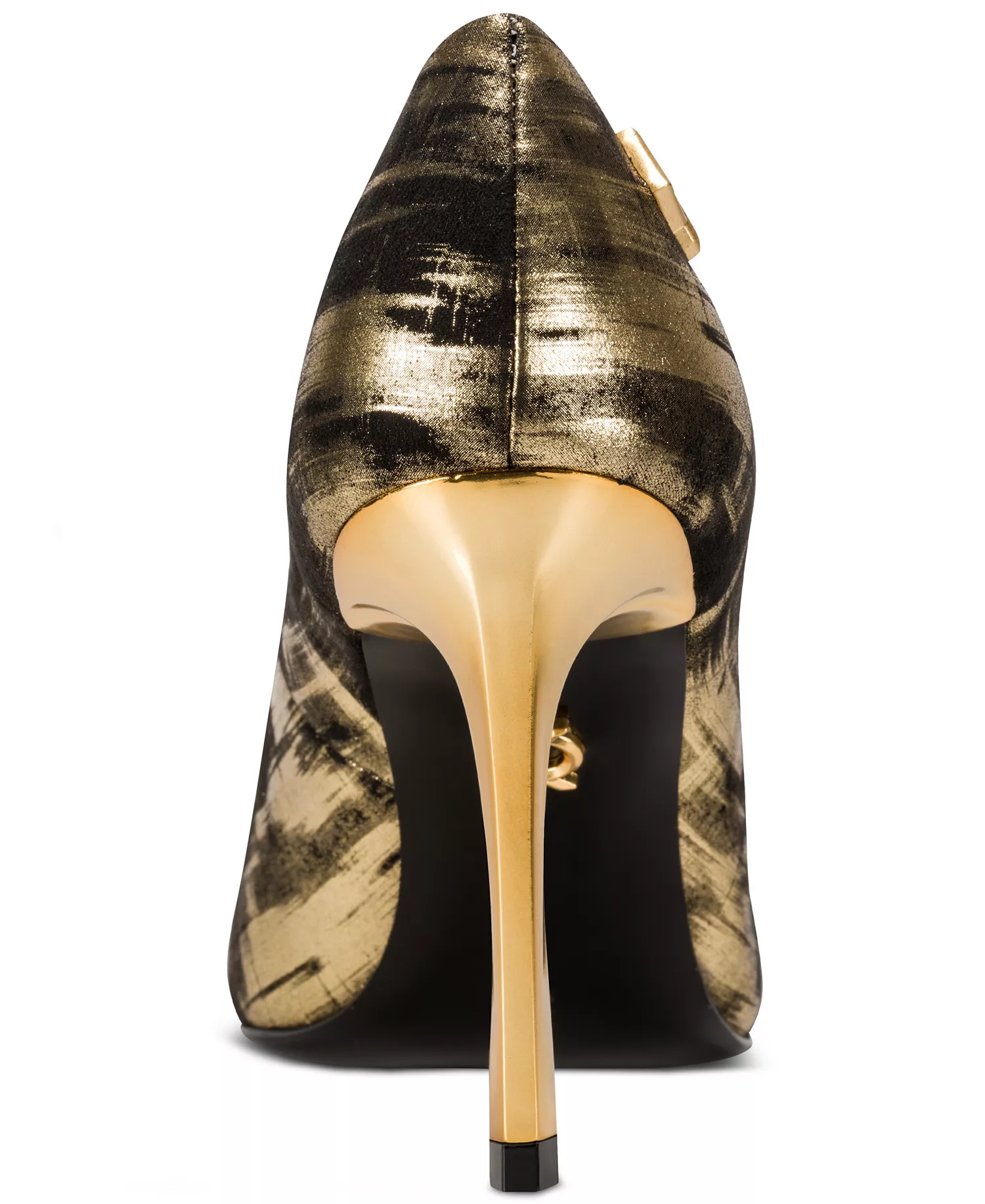 Women's Savita Stiletto Heel High Pumps - Black/ Gold - 10M