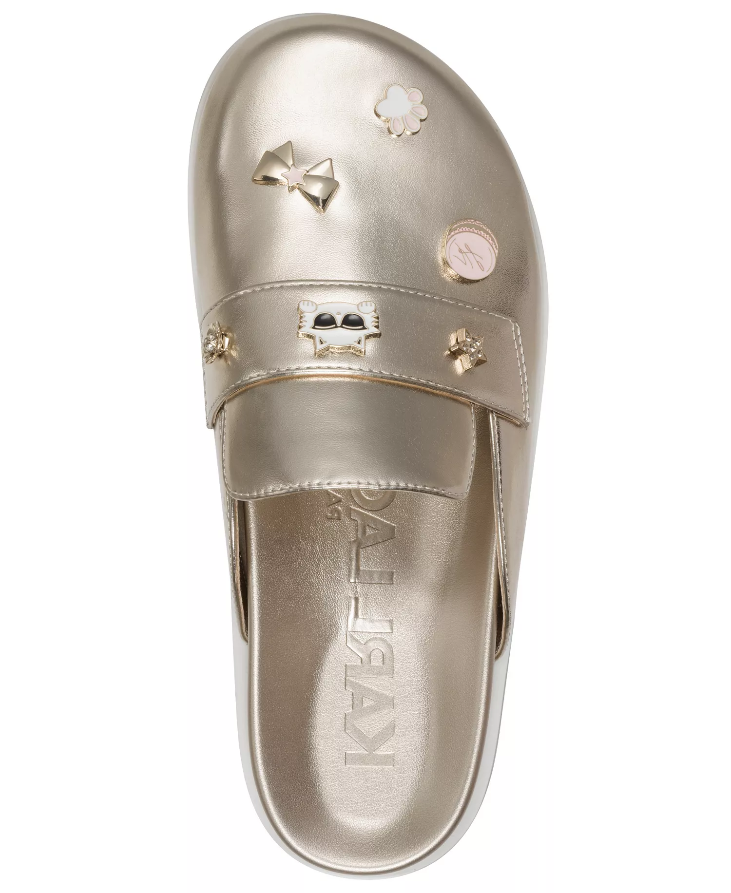 Women's Islay Macaron Flat Mules - White Gold - 10