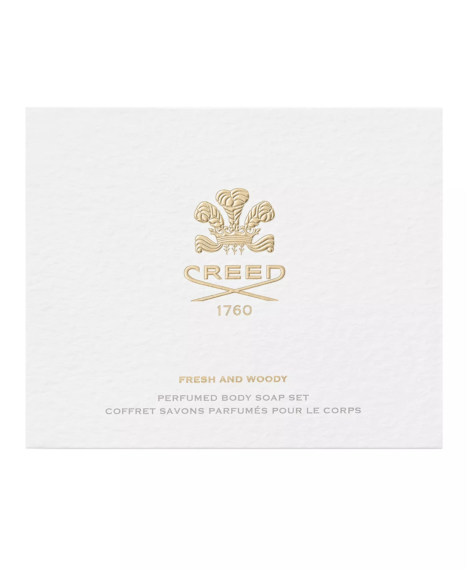 Men's 3-Pc. Fresh and Woody Perfumed Soap Gift Set, 5.2 oz - No Color - 5.20 oz