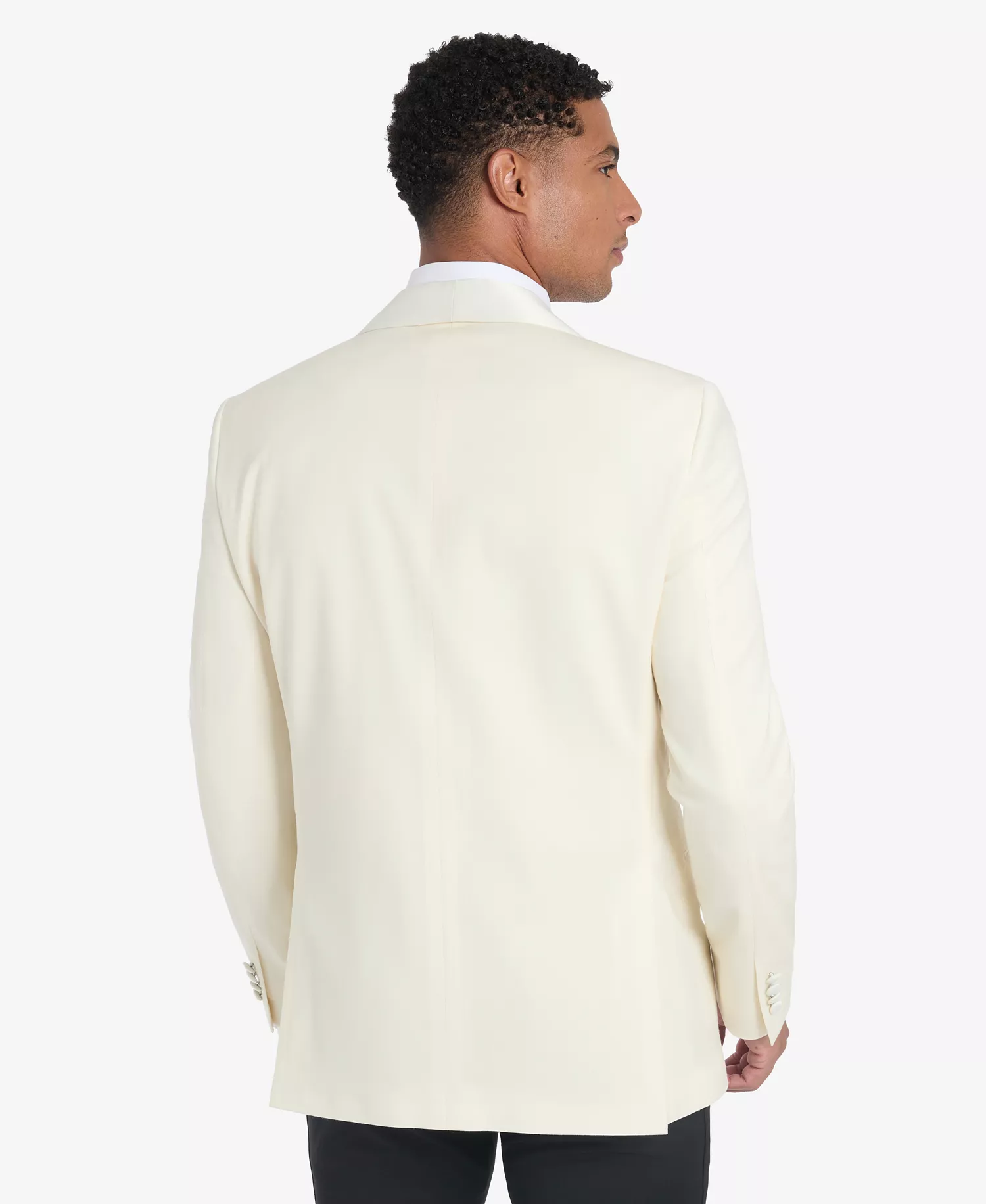 Men's Solid White Sport Coat - White - 36R
