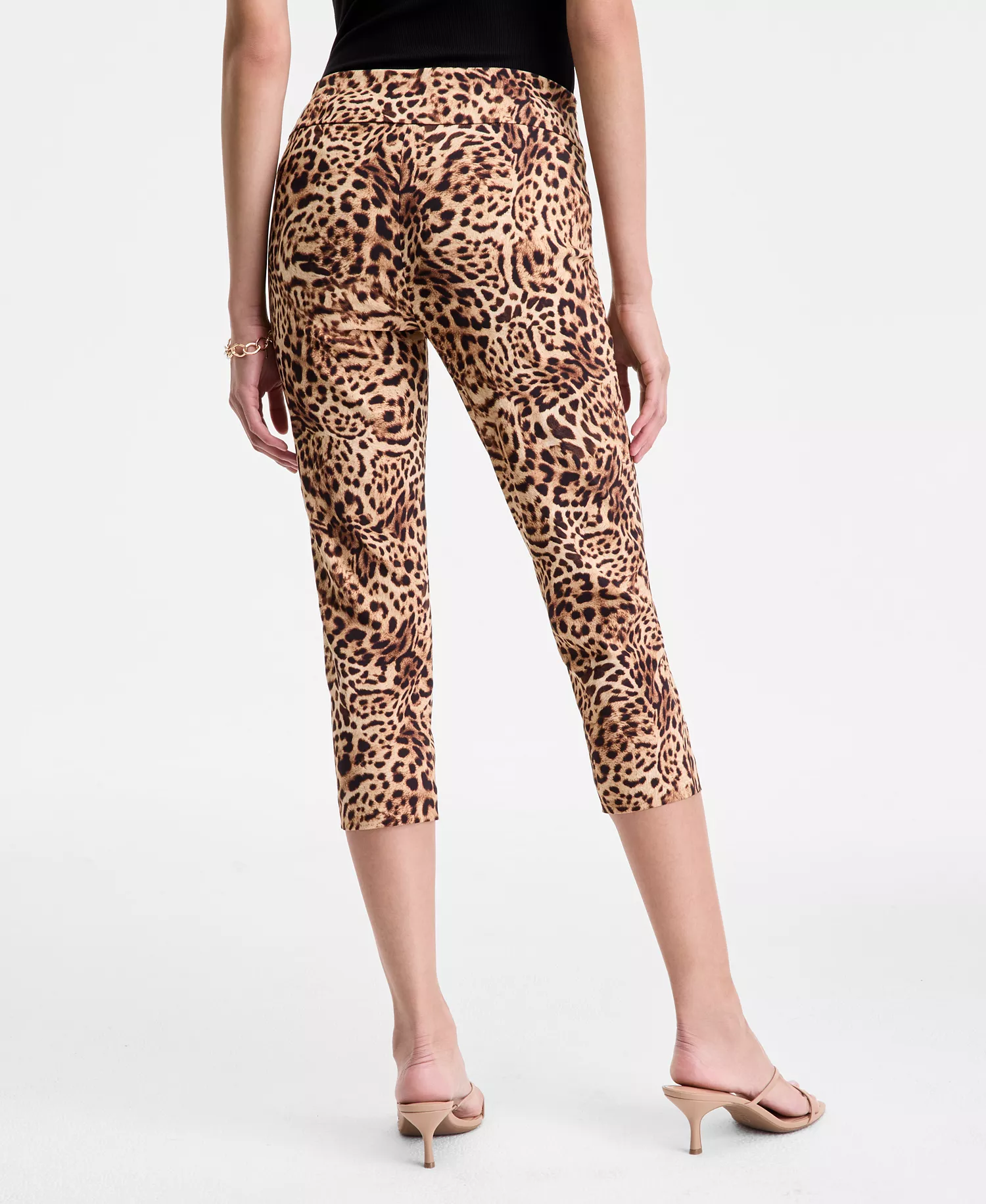 Women's Cheetah-Print Capri Pants, Exclusively at Macy's - Pheby Cheetah - 10