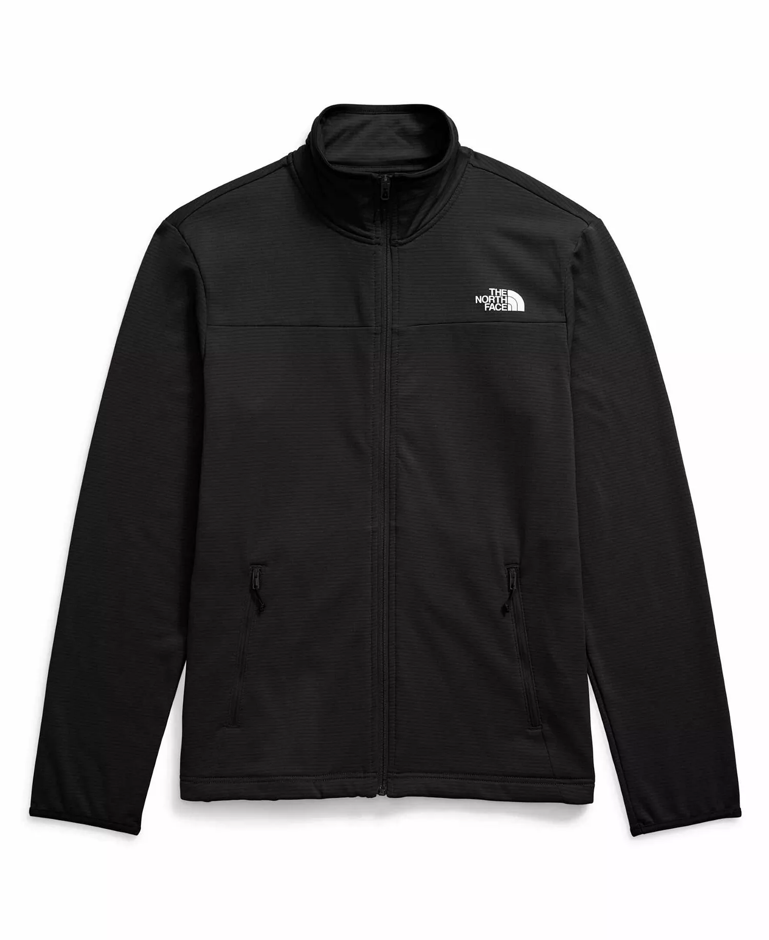Men's Cedar Trail Grid Fleece Full Zip Jacket - Black - 2XL