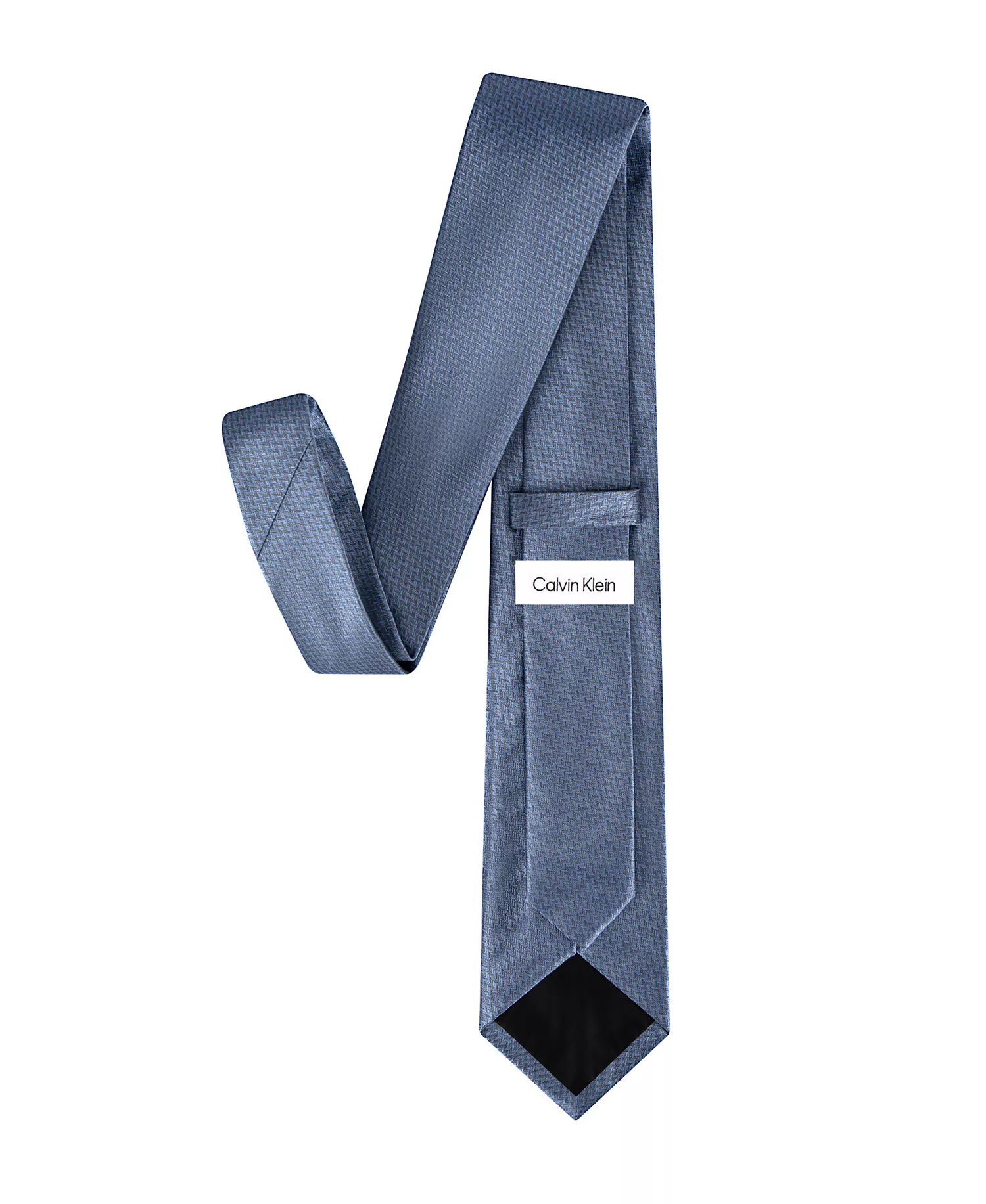 Men's Harriet Herringbone Tie - Blue - ONE SIZE