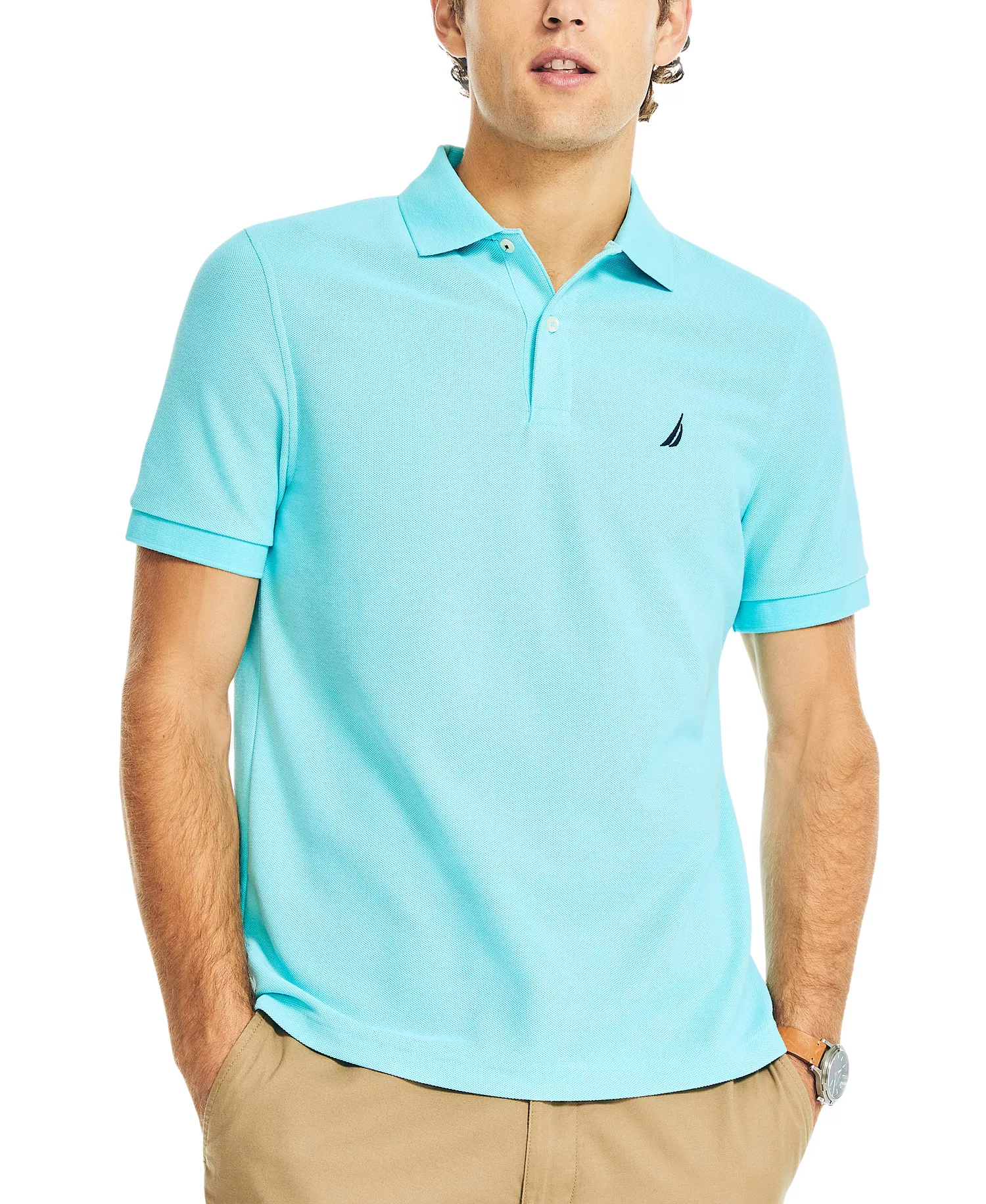 Men's Deck Polo Collection - Angel Blue - 2XL