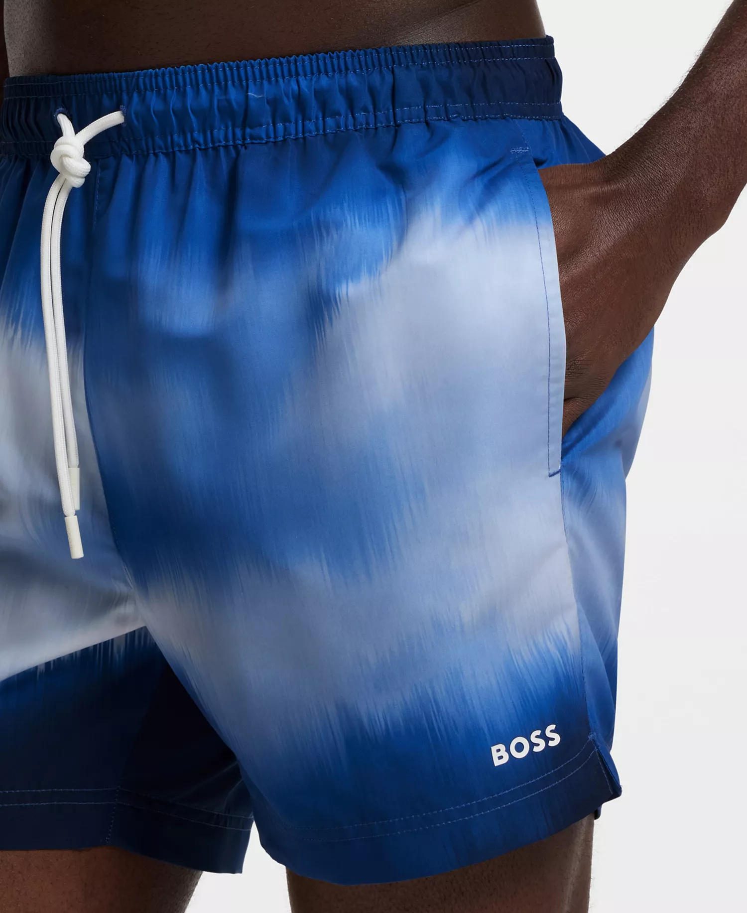 Men's Regular-Fit 5" Swim Trunks - Blue Ombre - 2XL