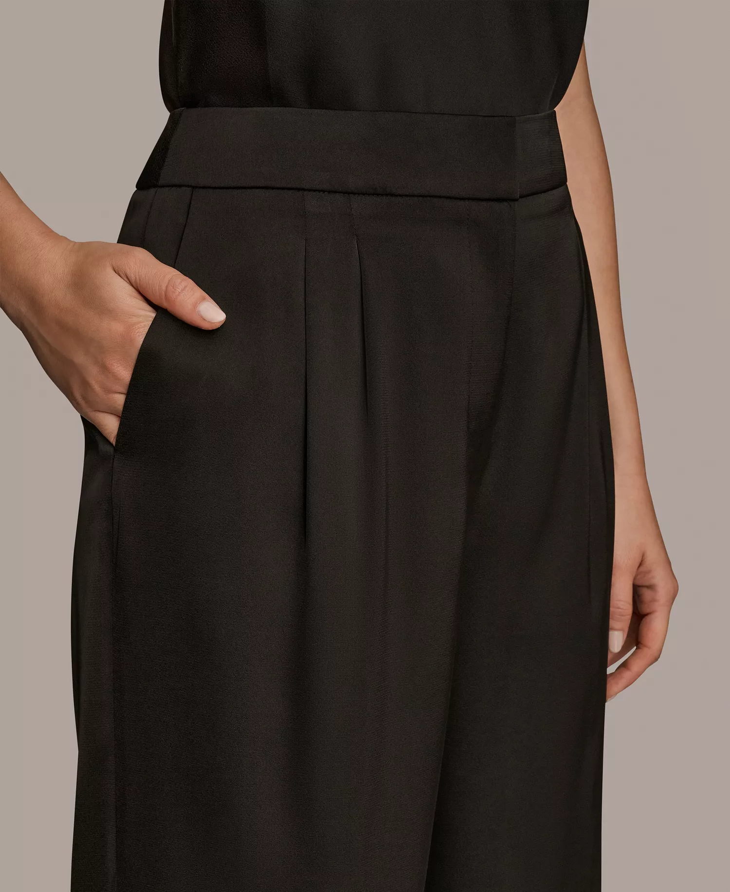 Women’s Wide Leg Pants - Black - 0