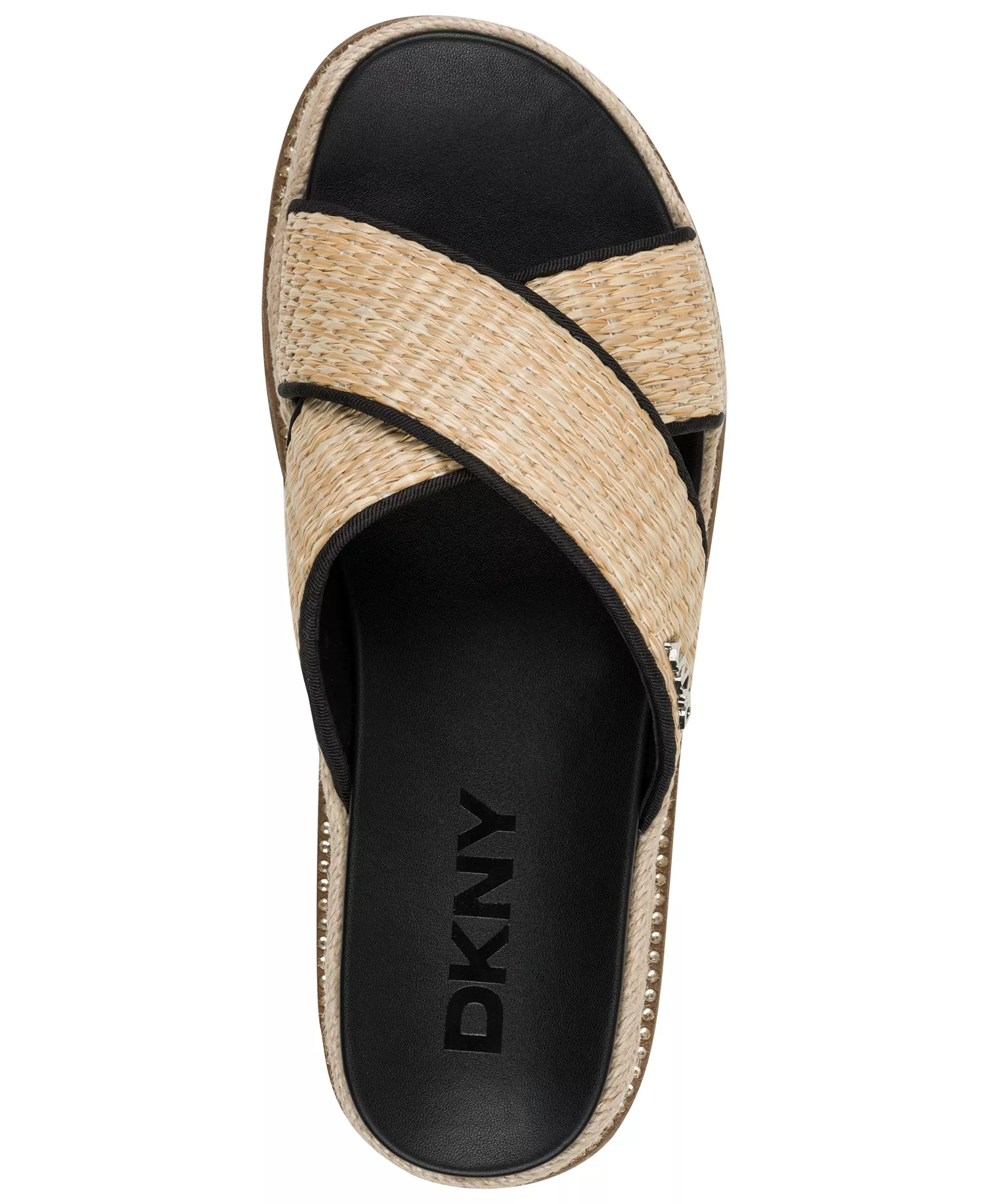 Women's Berris X Band Sandals - Natural, Black - 10M