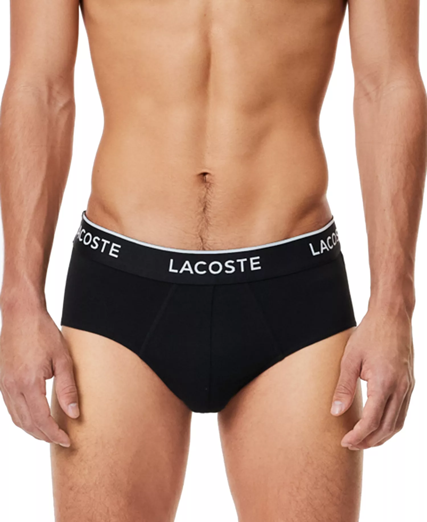 Men's 3pk. Regular-Fit Stretch Logo Band Briefs - BLACK - XL