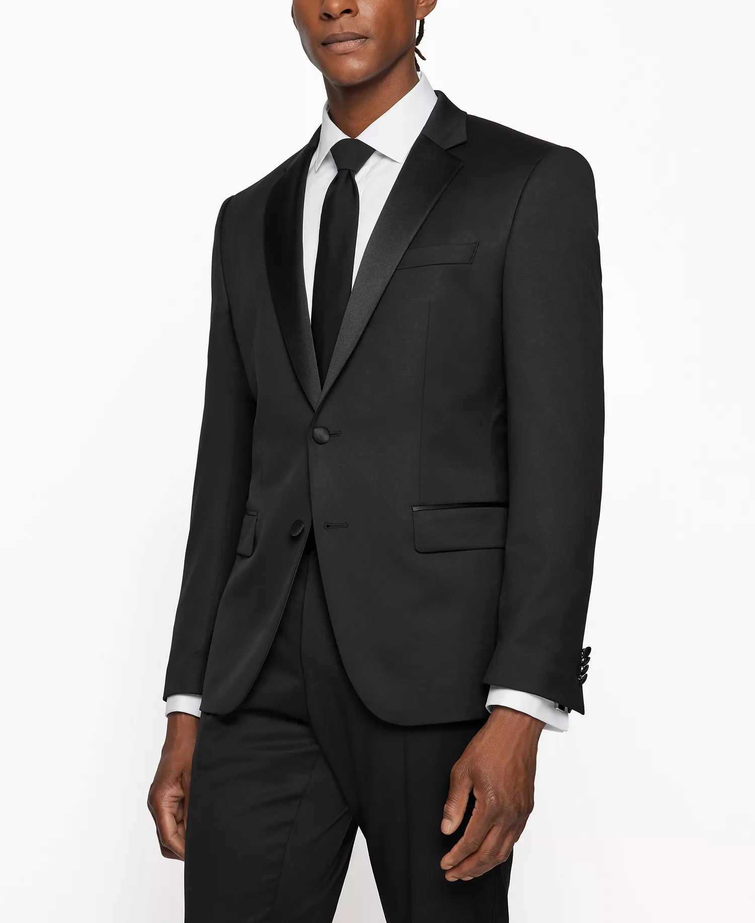 BOSS Men's Tuxedo Jacket - Black - 36R
