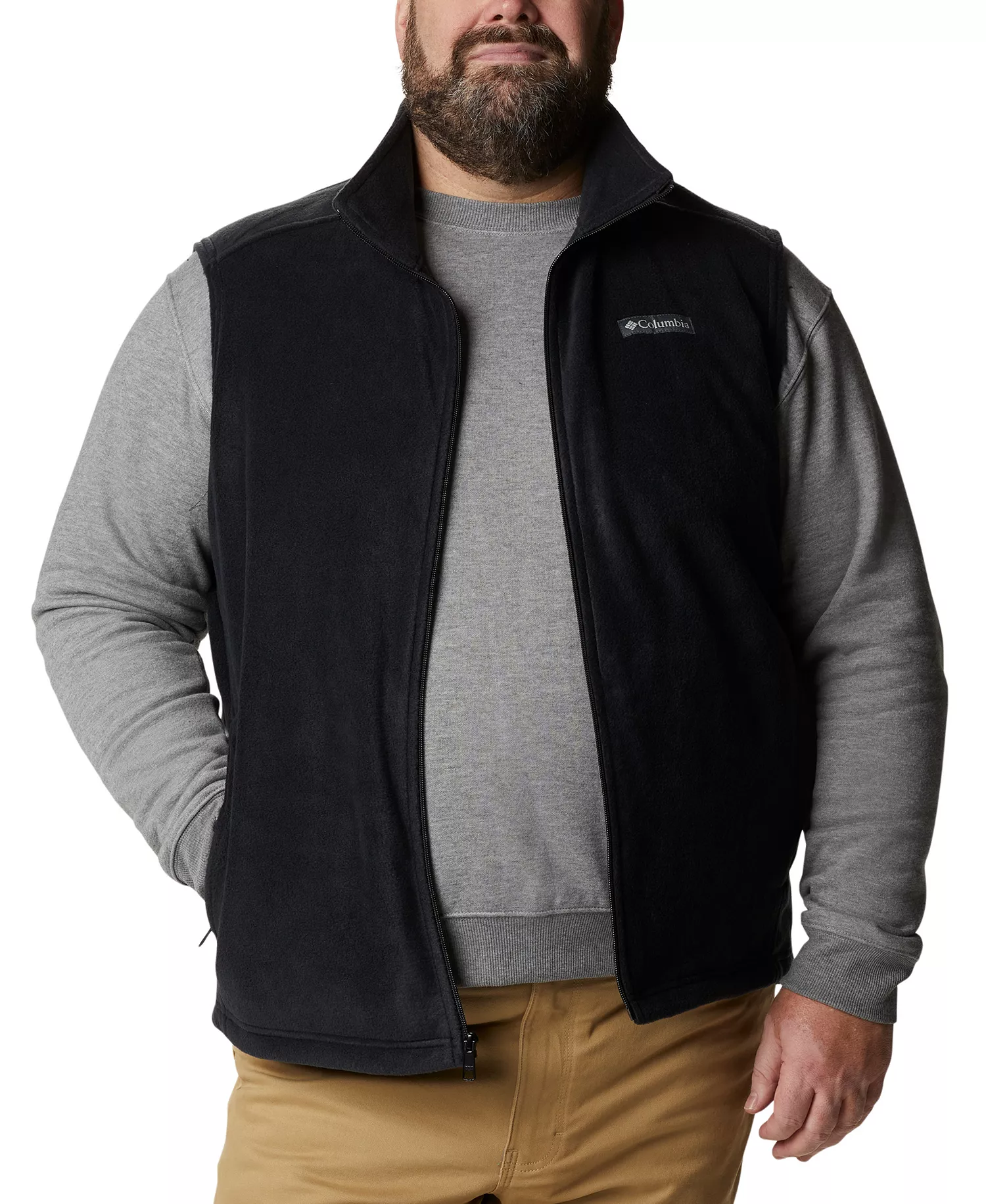 Men's Big & Tall Steens Mountain Vest - Black - 2XL