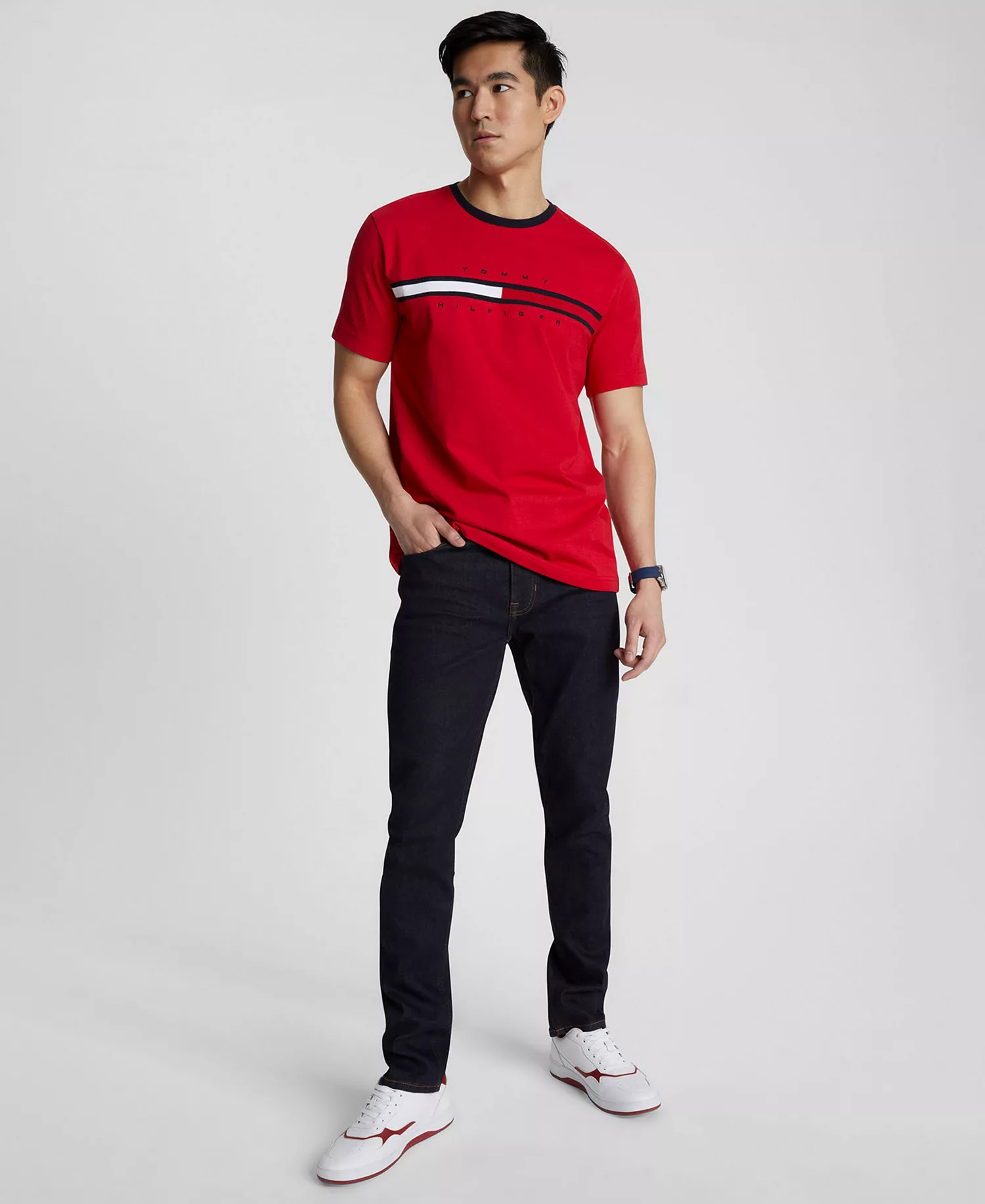 Men's Tino Logo Short-Sleeve T-Shirt - Apple Red - 2XL