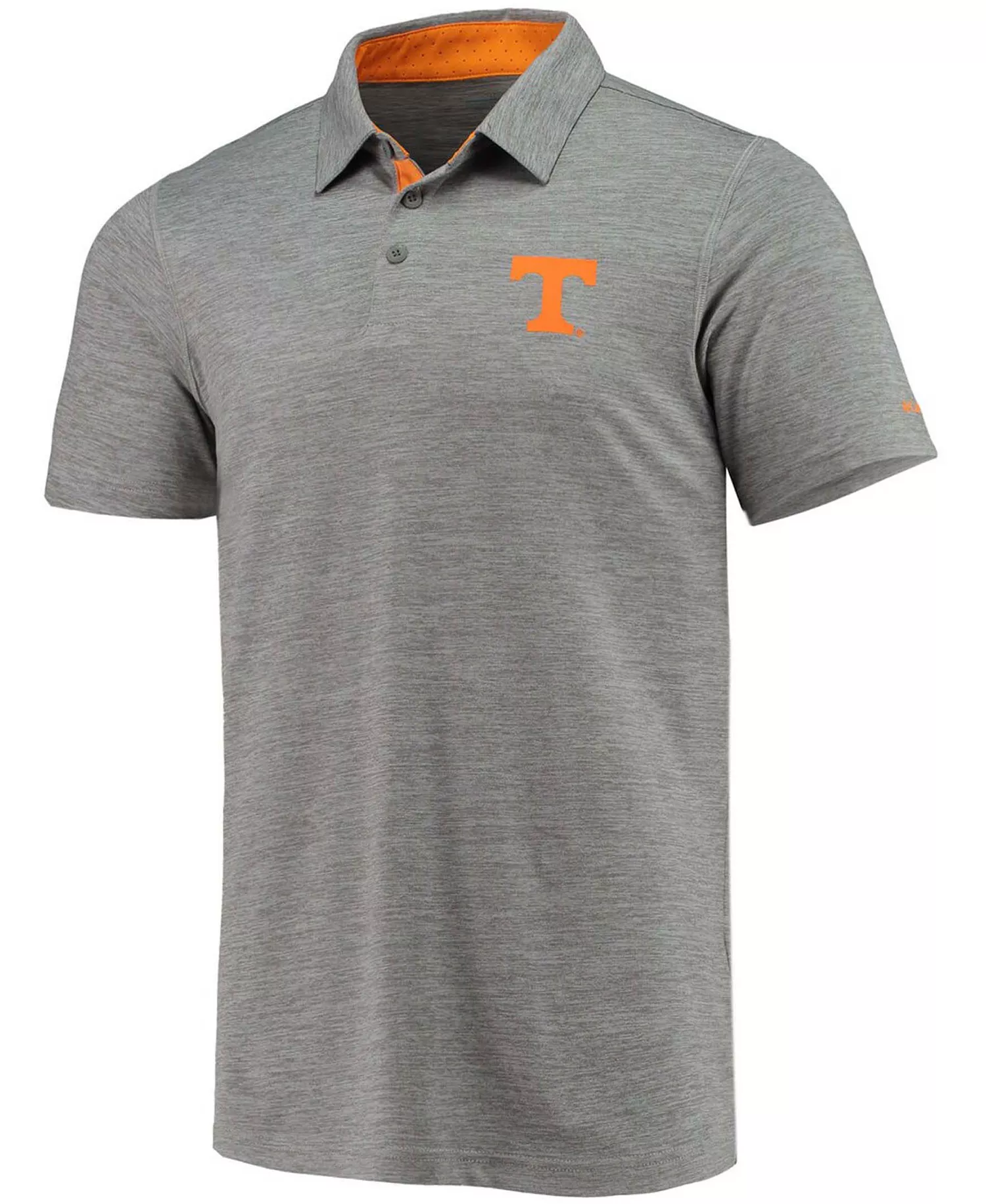 Men's Gray Tennessee Volunteers Tech Trail Space Dye Omni-Shade Polo - Gray - XXL