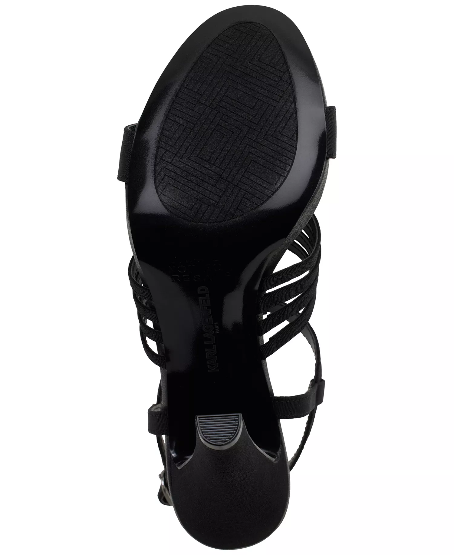 Cicely Strappy Embellished Dress Sandals - Black - 5.5M