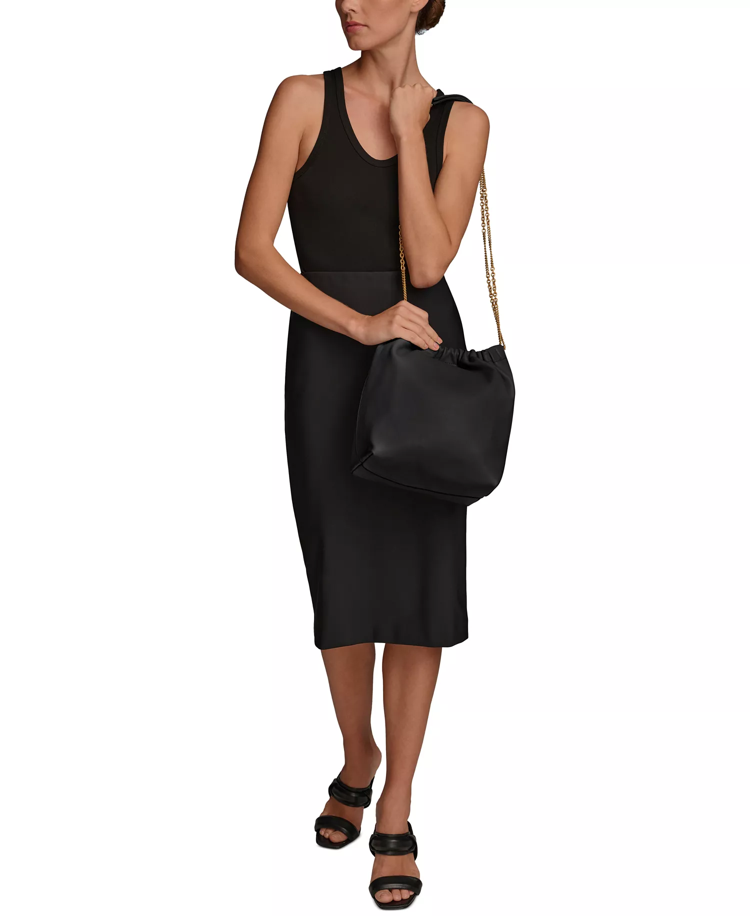 Rosedale Large Chain Crossbody - Blk/gold - NO SIZE