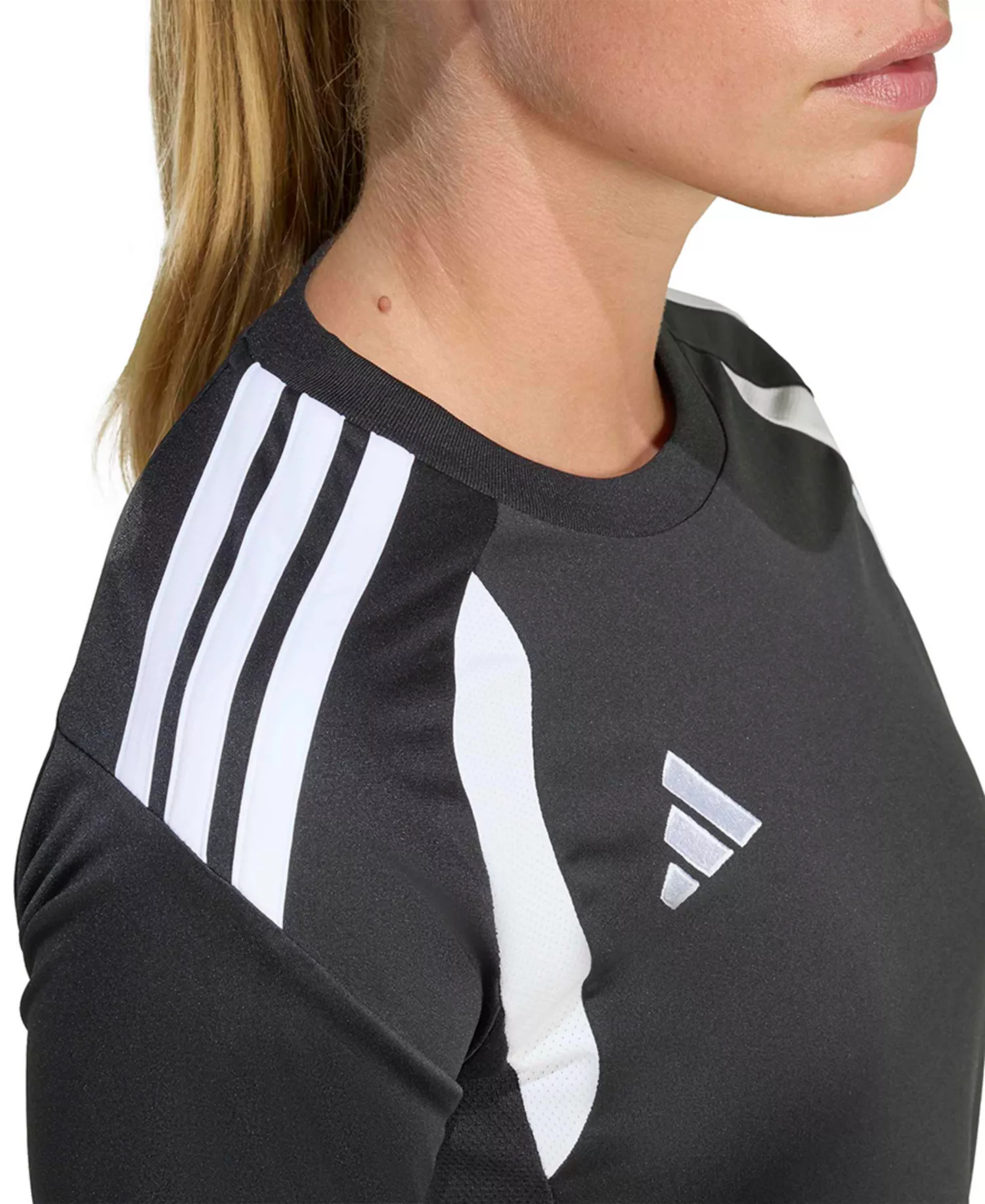 Women's Tiro 26 League Soccer Jersey T-Shirt - Black/white - 2XL