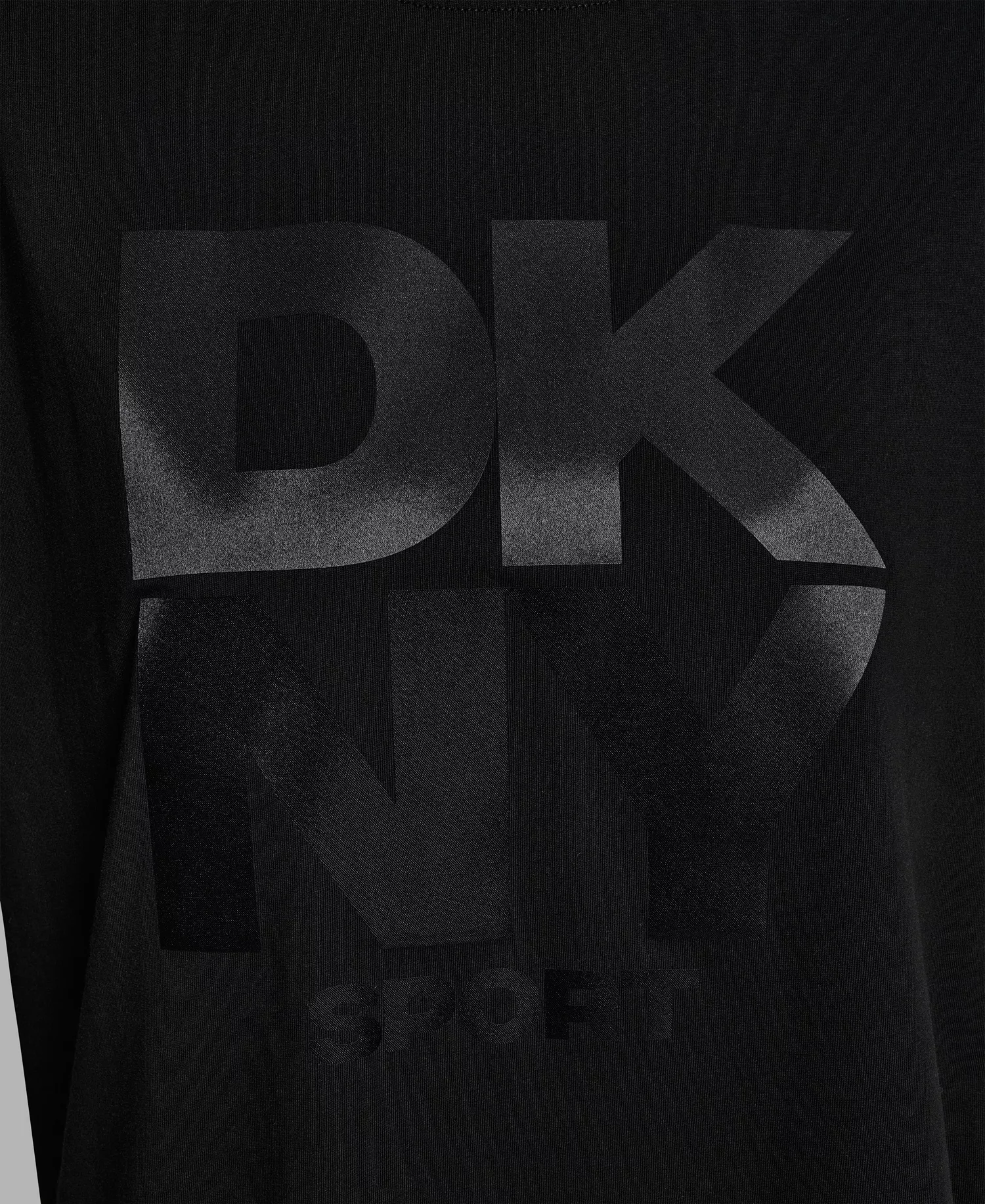 Women's Oversized Short Sleeve Tunic T-Shirt - Black - M