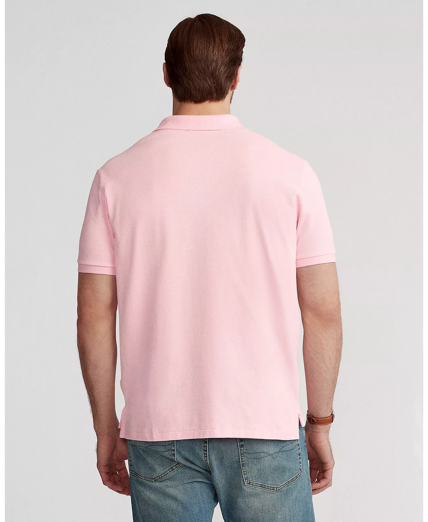 Men's Big & Tall Classic-Fit Soft Cotton Polo Shirt - Carmel Pink - 2LT