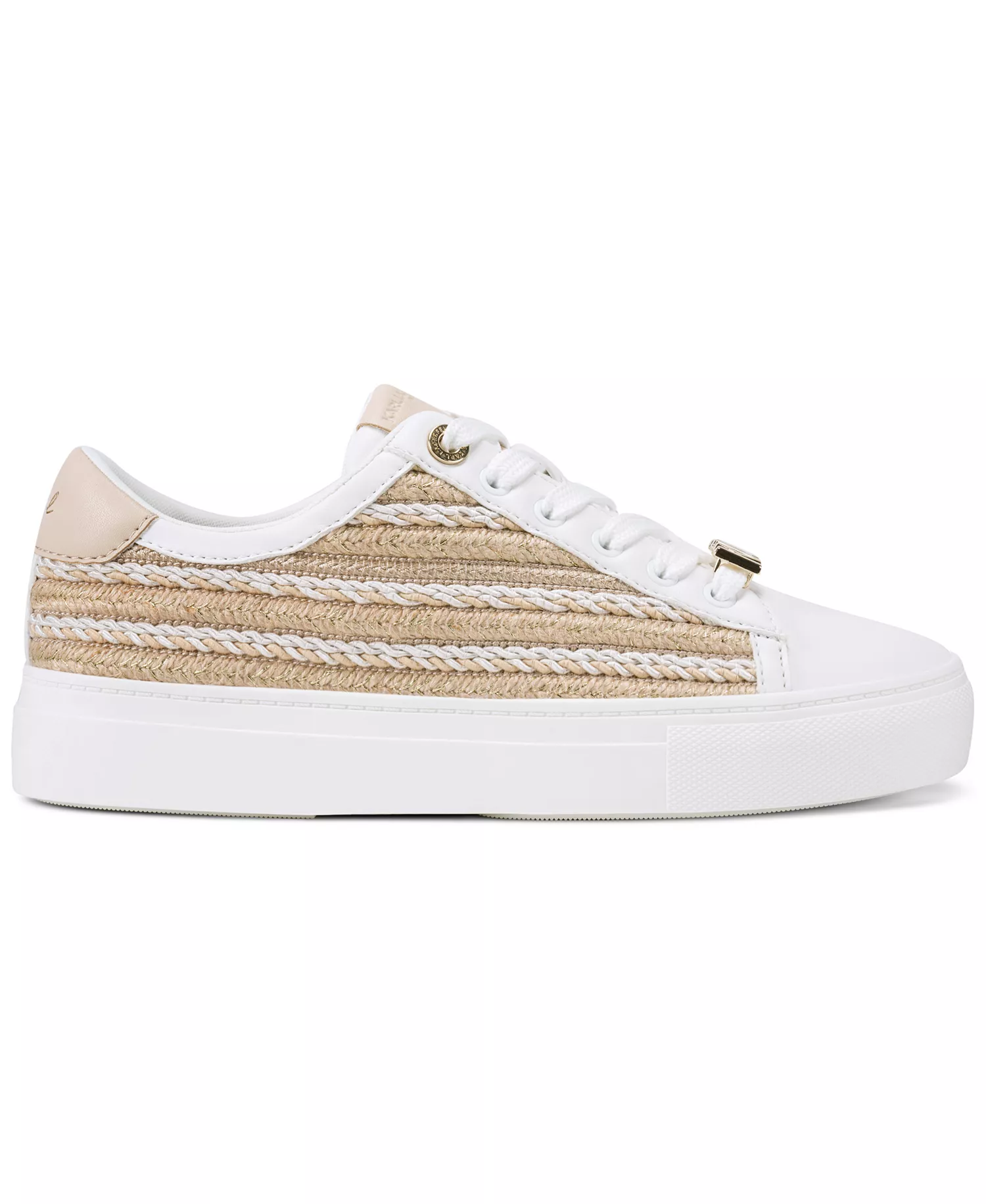 Women's Cate Pearl Lace-Up Sneakers - Natural/Bright White - 10