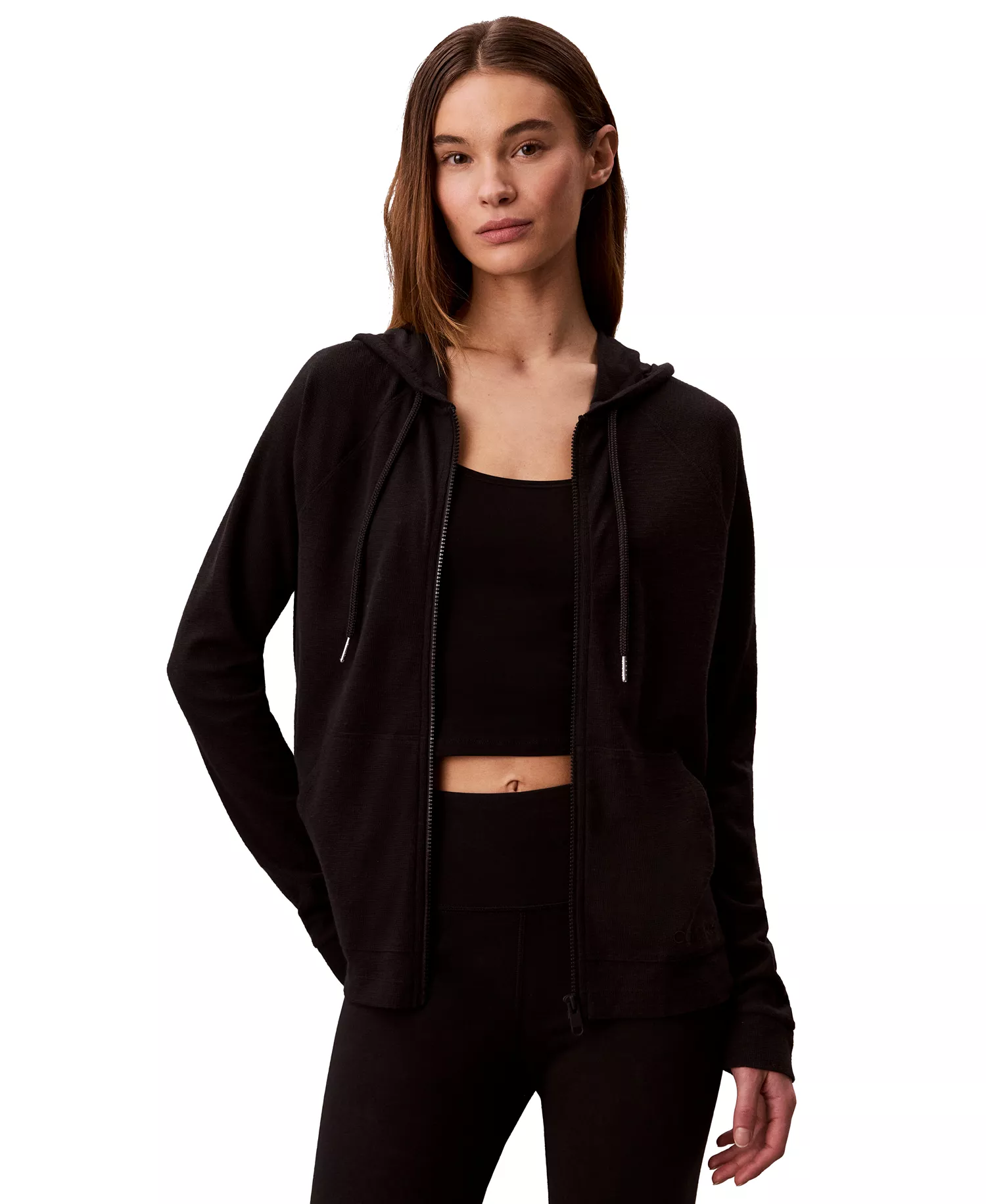 Women's Icon Sport Full Zip Lightweight Jacket - Black - 2XL