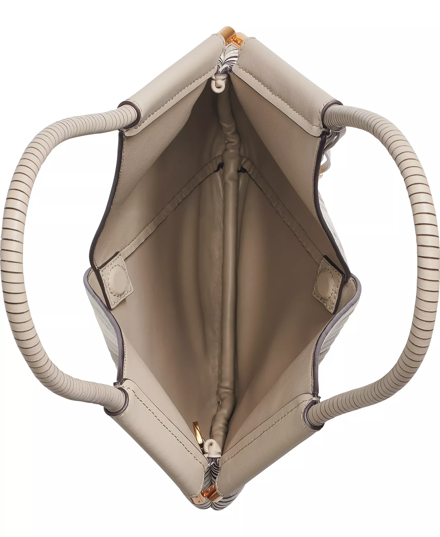 Baldwin Chevron Large Shoulder Bag - Neutral Multi - ONE SIZE