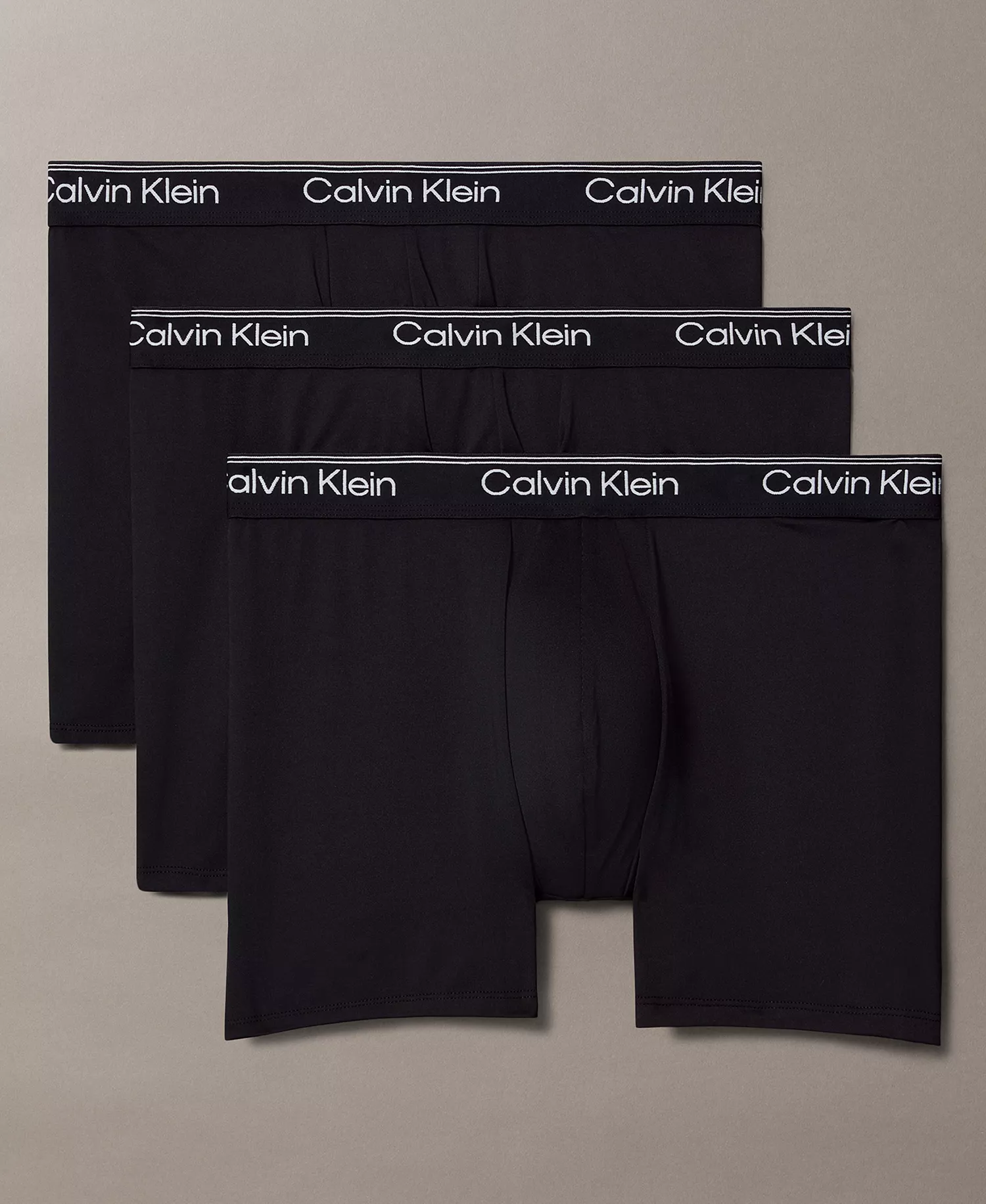 Men's 3-Pack Micro Stretch Boxer Briefs - Black - L