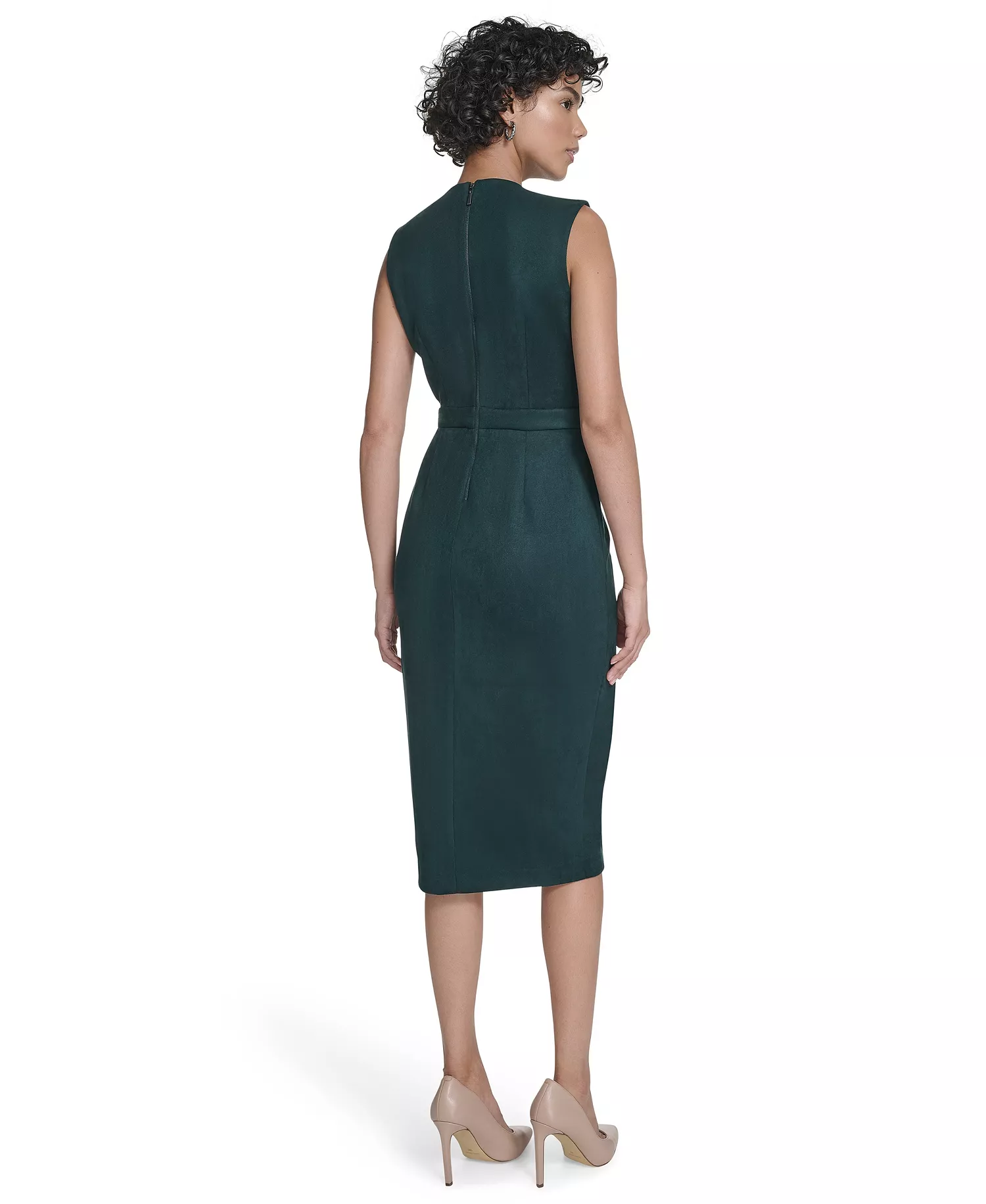 Women's Side Chain Midi Dress - Malachite - 16