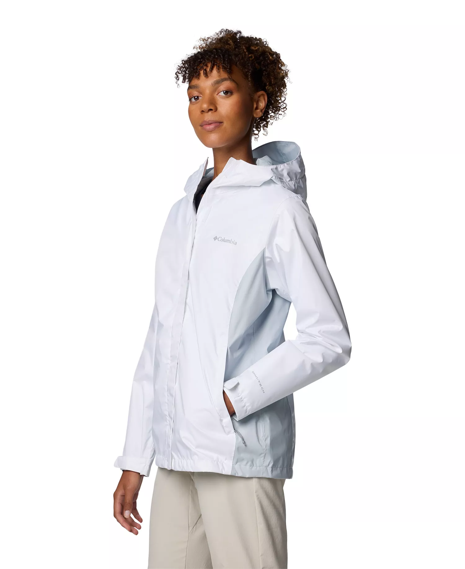Women's Omni-Tech™ Arcadia II Rain Jacket - Black - L