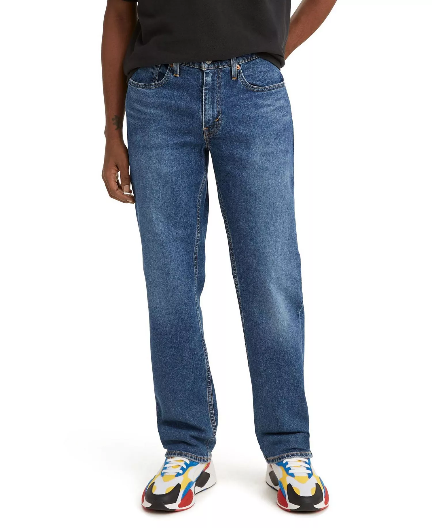 Men's 514 Straight Fit Eco Performance Jeans - Blue - 28 - 30